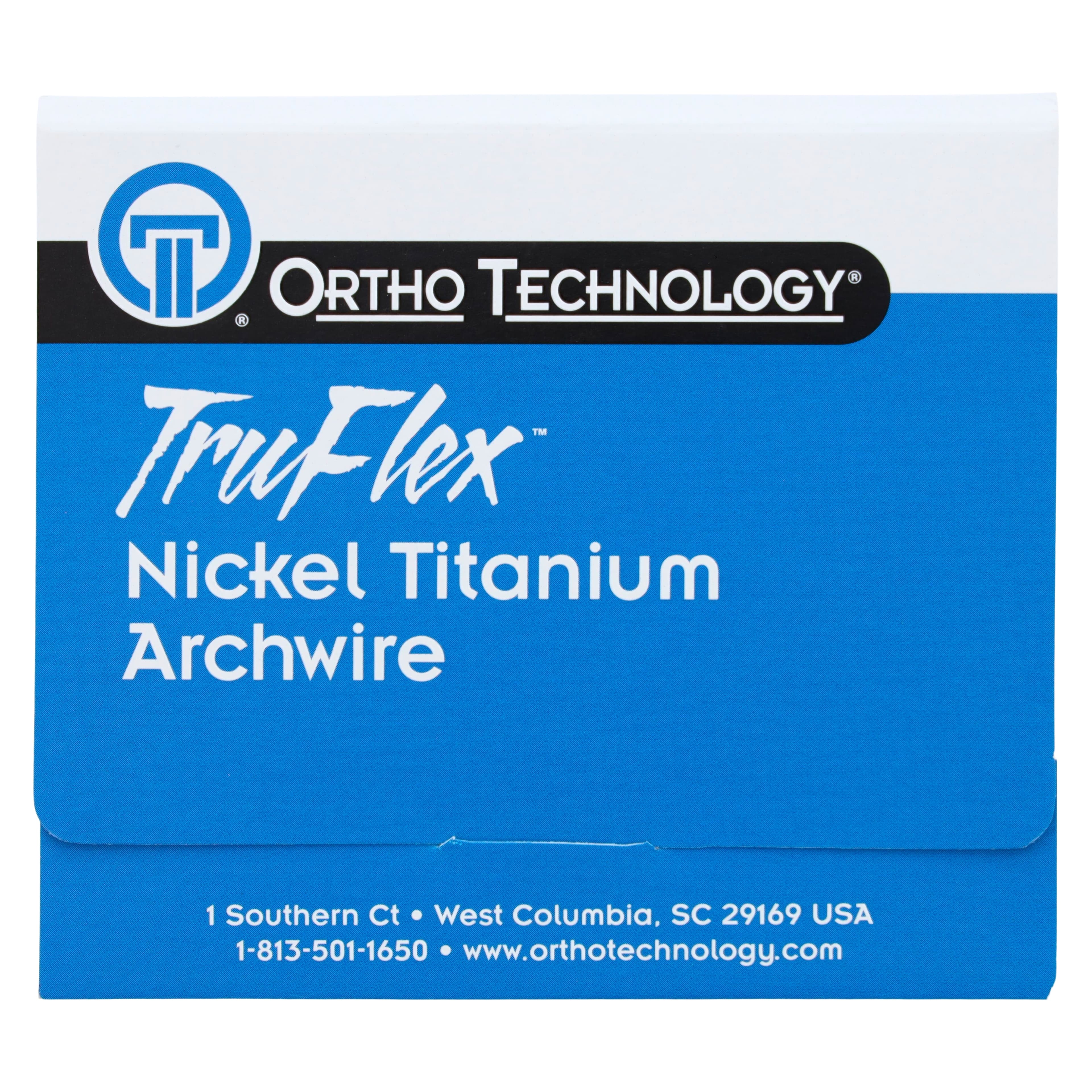 TruFlex Thermal Nickel Titanium Full Form Round Etched Archwire, Upper, 0.016", 10/Pack, 6001-016 thumbnail 2