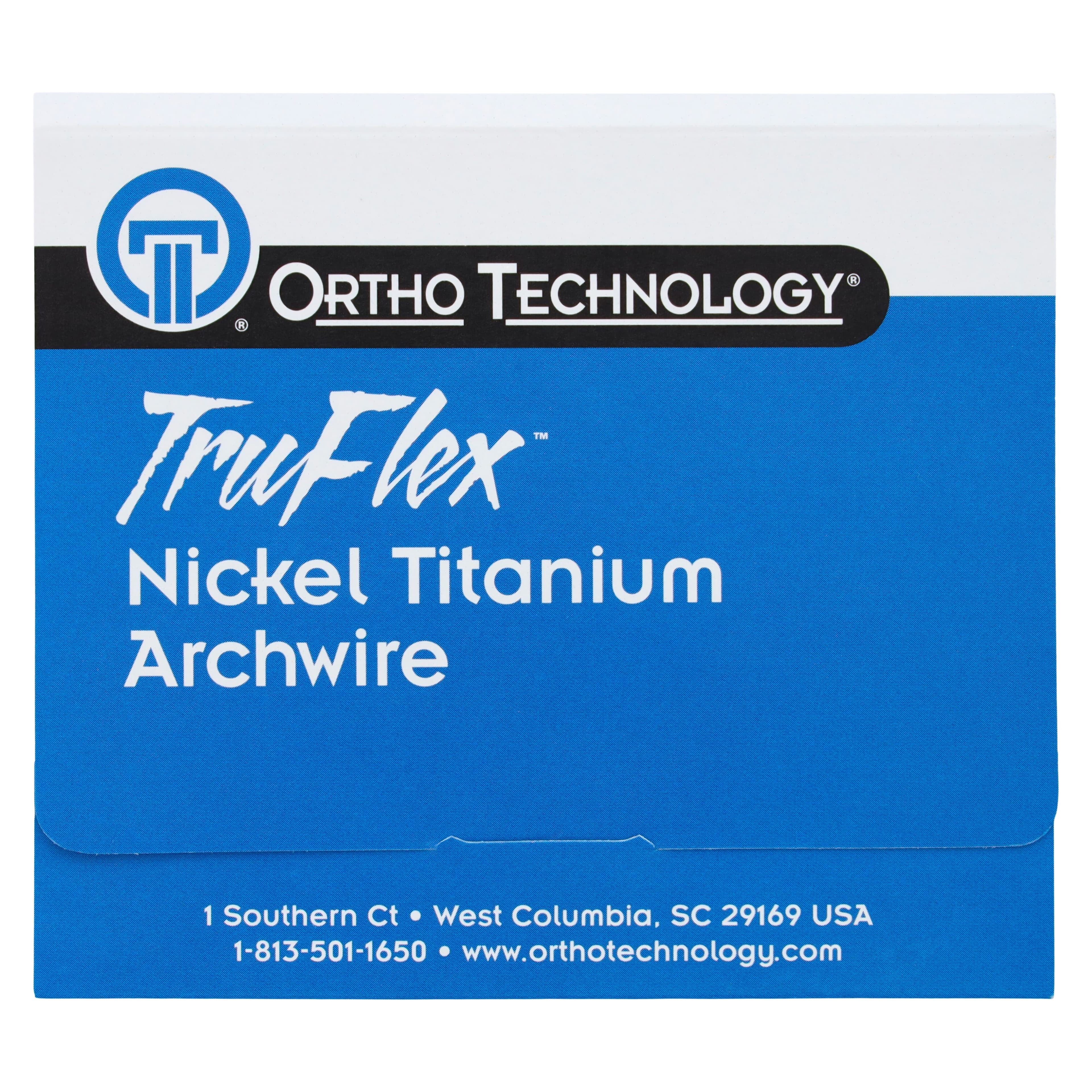 TruFlex Thermal Nickel Titanium Full Form Round Etched Archwire, Upper, .020", 10/Pkg, 6001-020 thumbnail 2