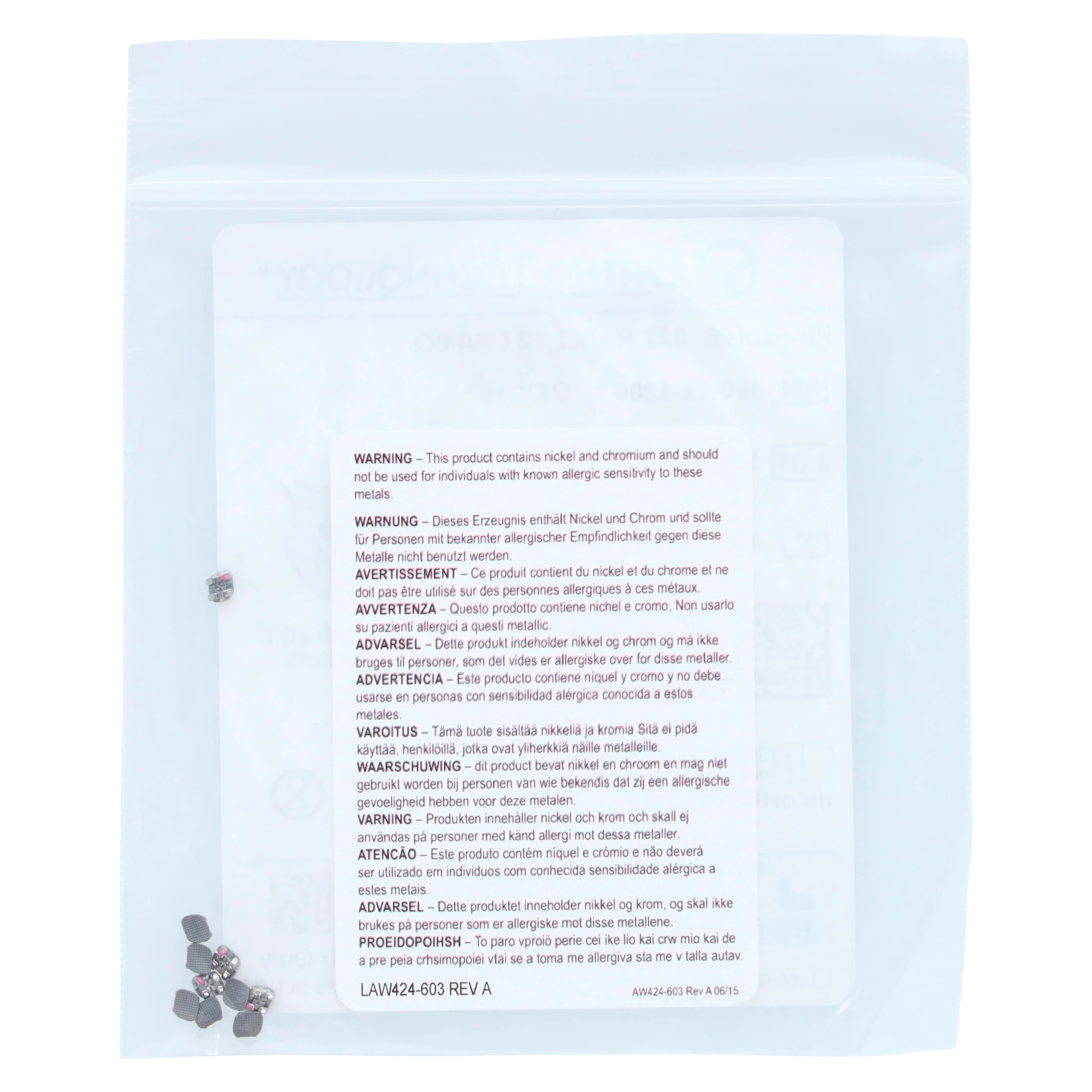 Pinnacle Roth Individual Brackets, UR2, 0.022 in, Maxillary, 10/Box thumbnail 3