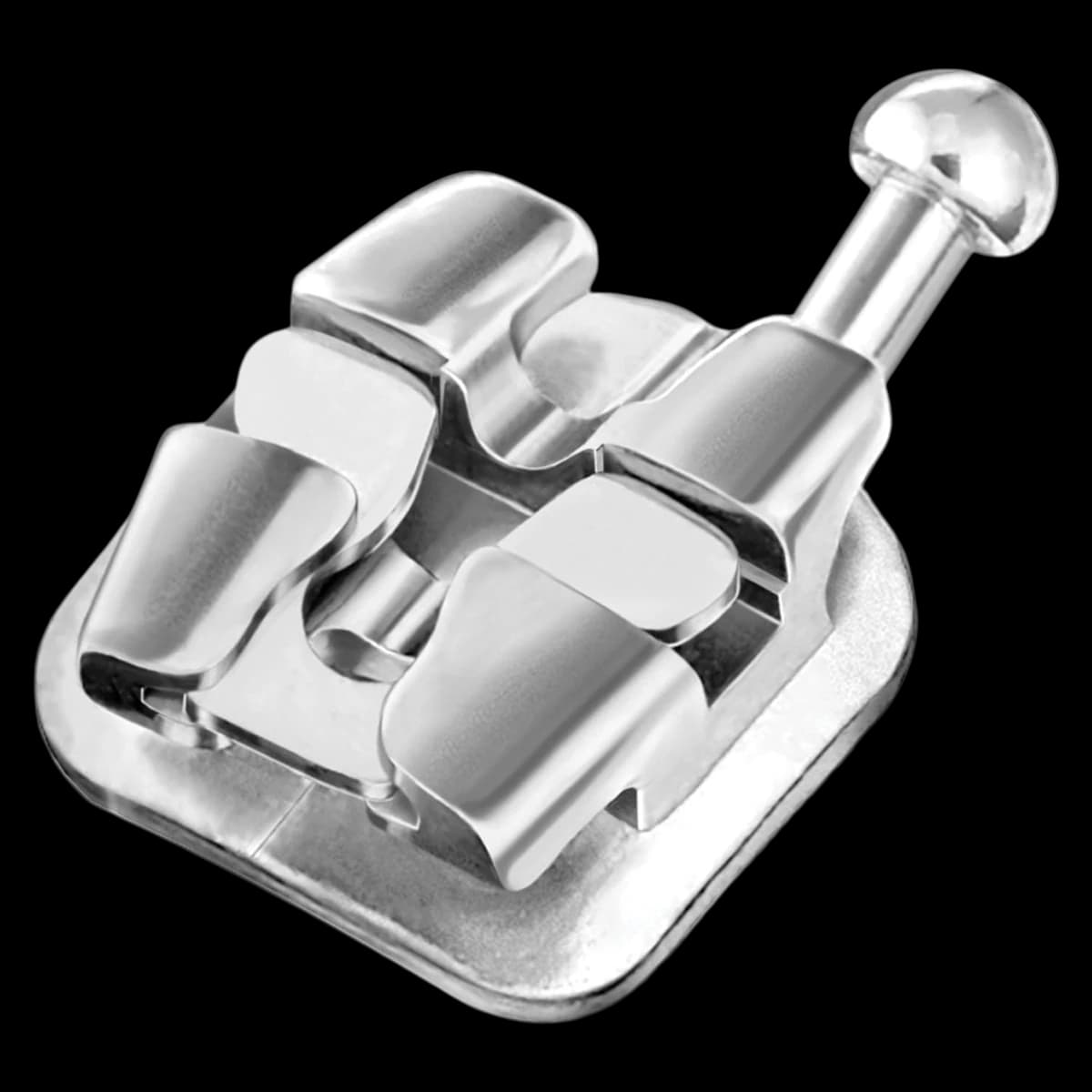 Lotus Plus DS DST Bracket 5x5, Damon Standard Torque, Passive Self-Ligating, 0.022" Slot, Hooks on 3/4/5, Single Patient Kit - Lotus Plus DS DST Bracket 5x5 - Image 1