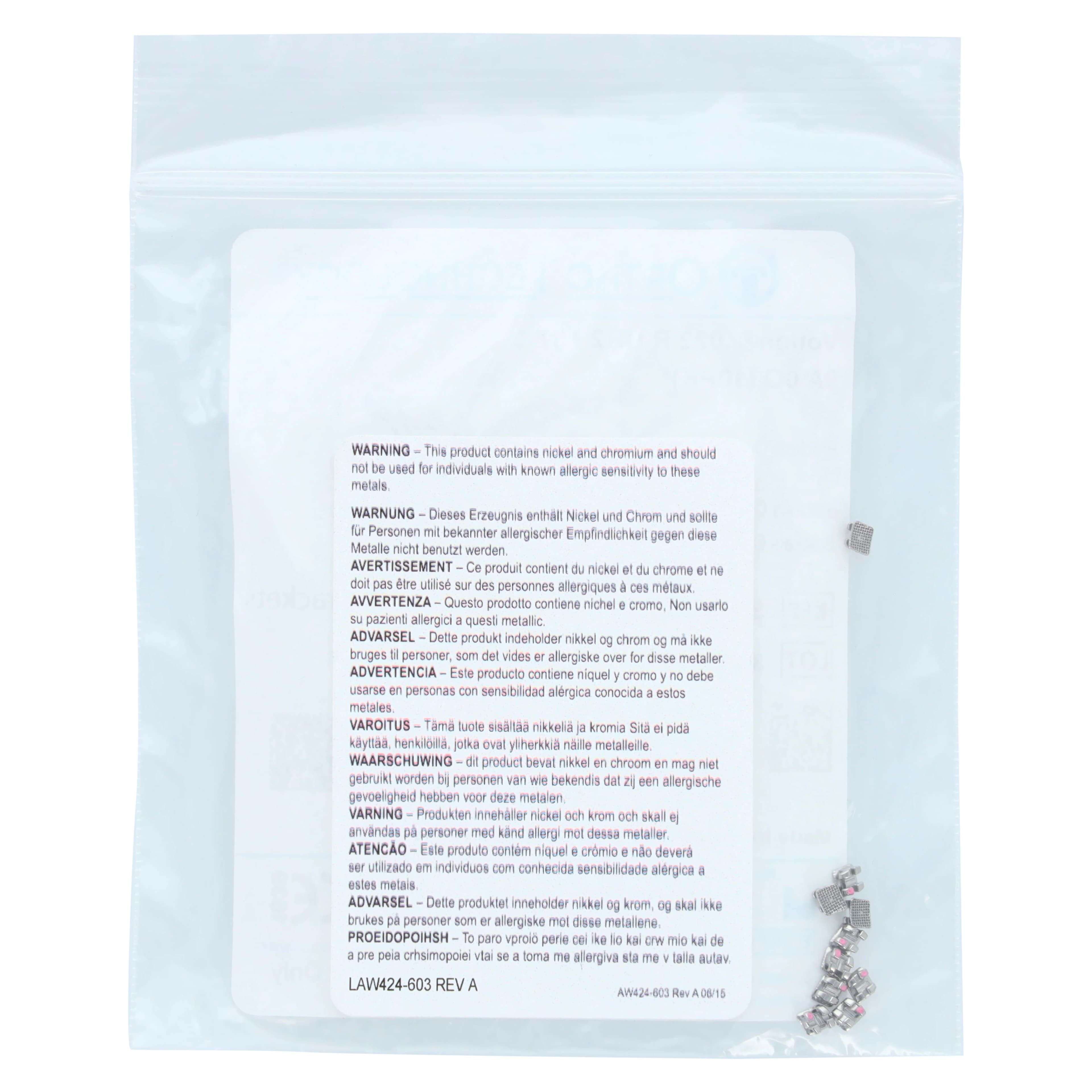 Votion Roth Individual Brackets, .022" Slot, Upper Right Lateral (UR2), 10/Pkg, 350-92-1200 thumbnail 3