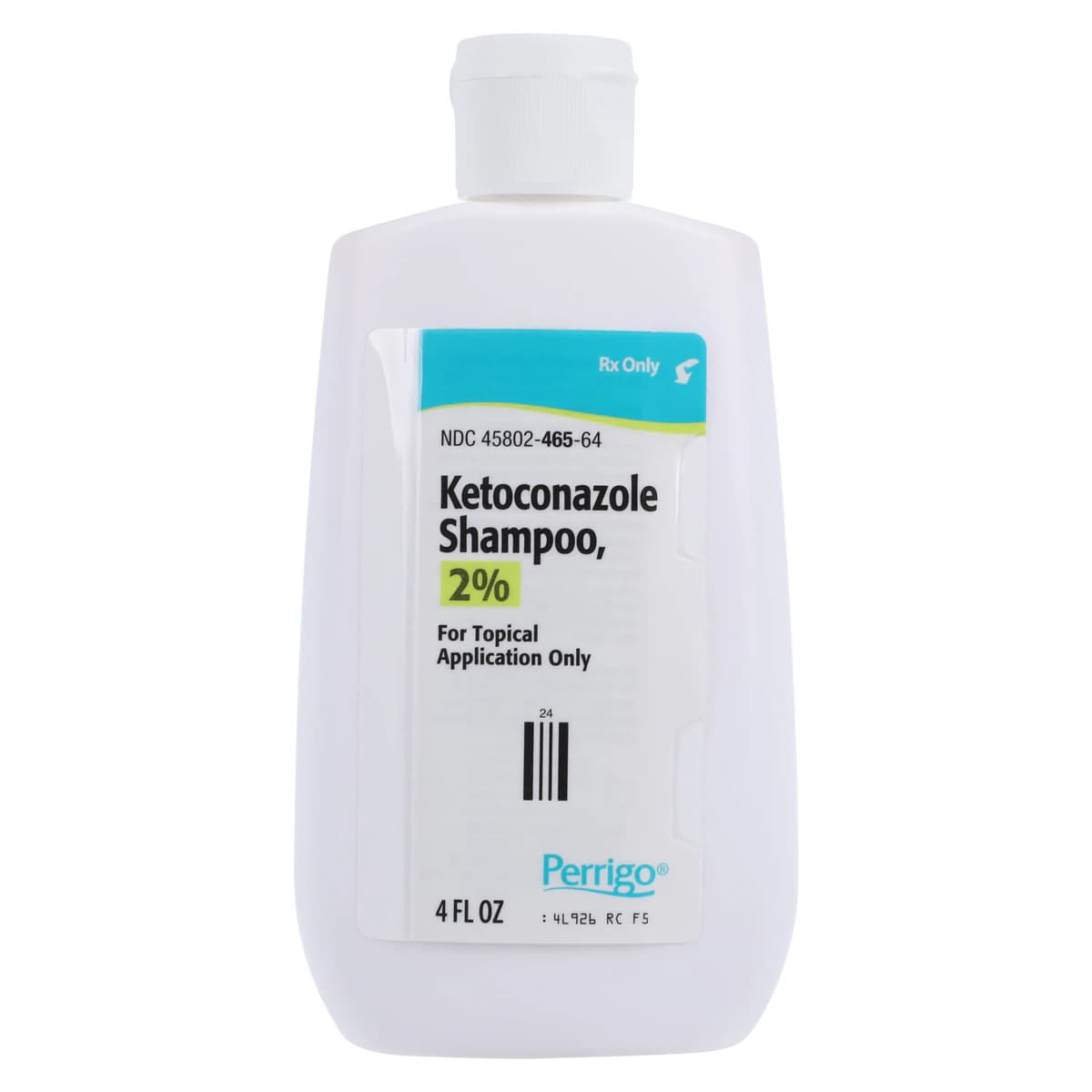 Ketoconazole Shampoo 2%, 4 oz Bottle - Ketoconazole Shampoo - Image 1
