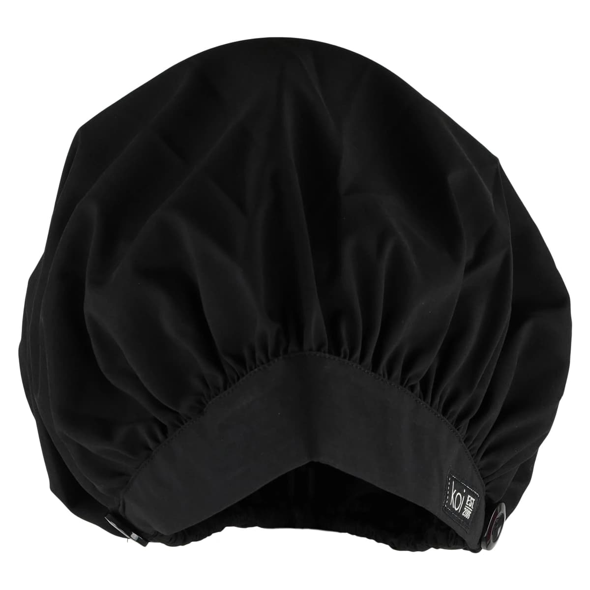 Koi Reusable Surgical Cap, Adult Unisex, Black, Polyester/Spandex, Non-Sterile, Each - Koi Reusable Surgical Cap - Image 1