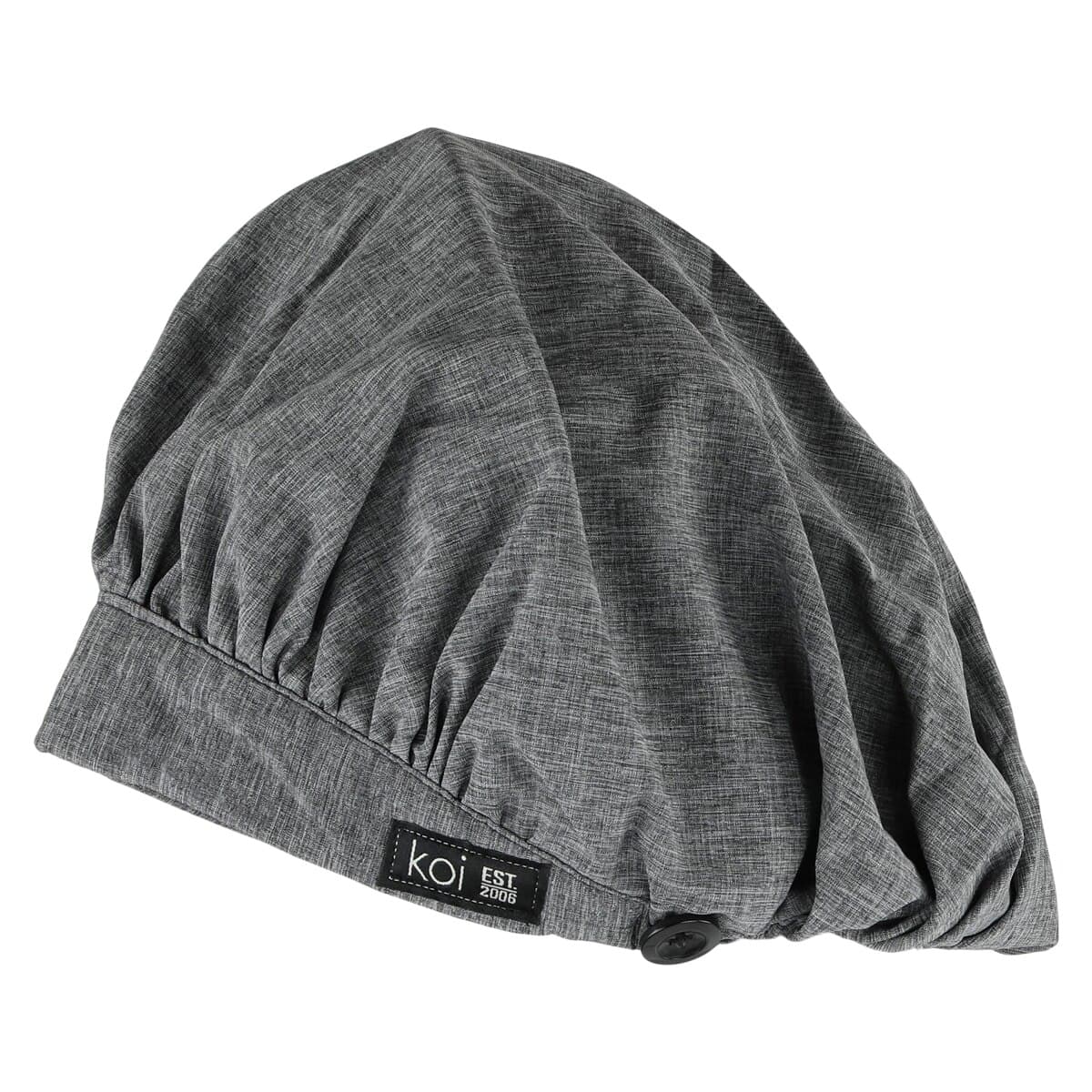 Koi Reusable Surgical Cap, Adult Unisex, Heather Grey, Polyester/Spandex, One Size, Non-Sterile, Each thumbnail 2