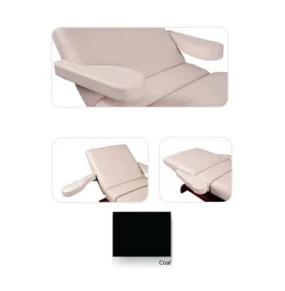 Oakworks PF400 Table Armrest Upholstery Set, Coal - Upholstery Set Armrest Coal - Image 1