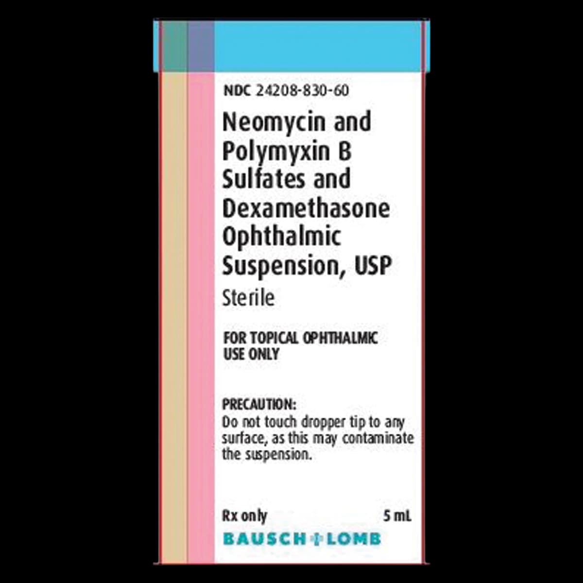 Neomycin/Polymyxin B Sulfate/Dexamethasone Ophthalmic Suspension, 5mL Bottle - Neomycin/Poly-B/Dex Ophth Susp - Image 1