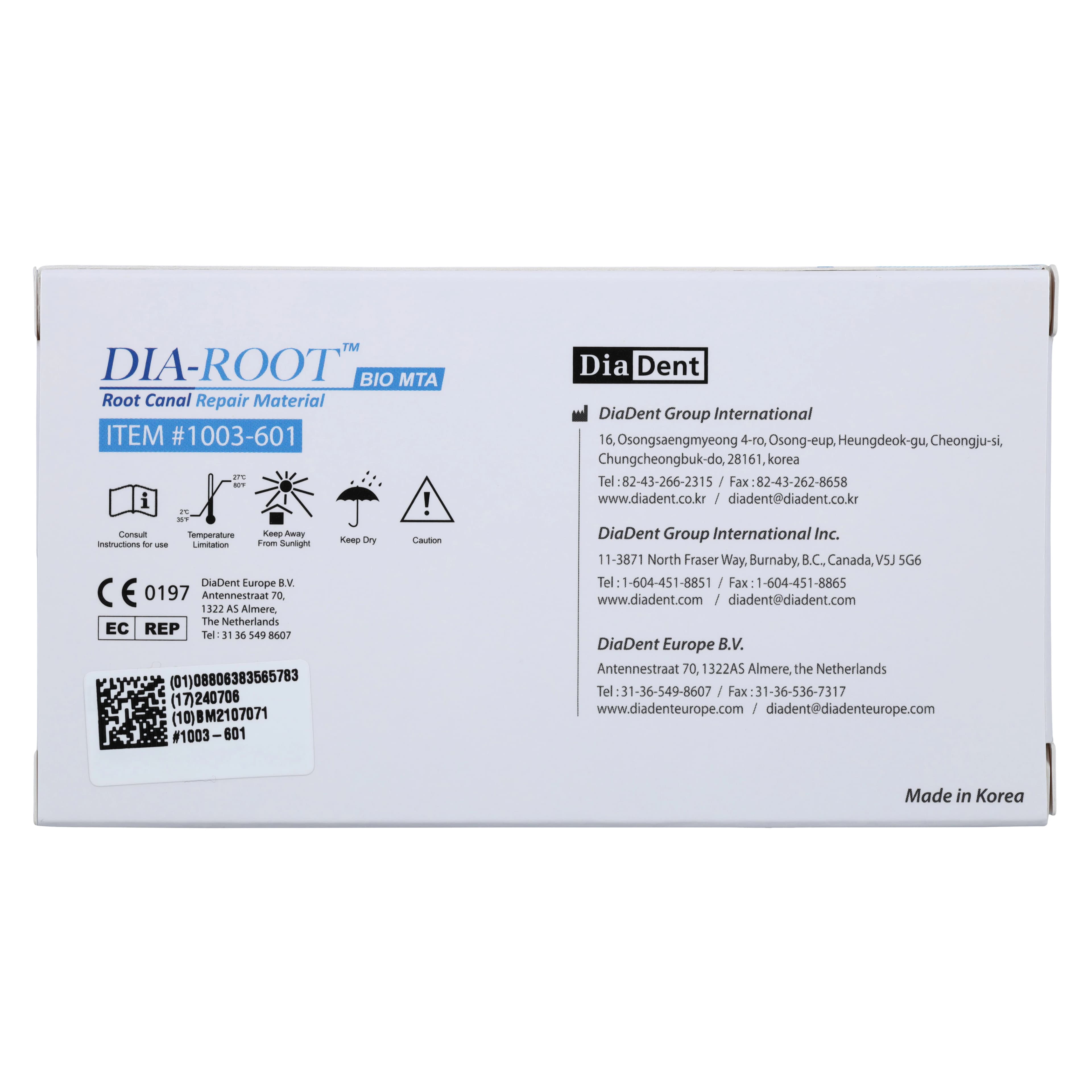 Dia-Root Bio MTA Root Canal Repair Material Kit, 0.5 g Capsule, 1003-601 thumbnail 7
