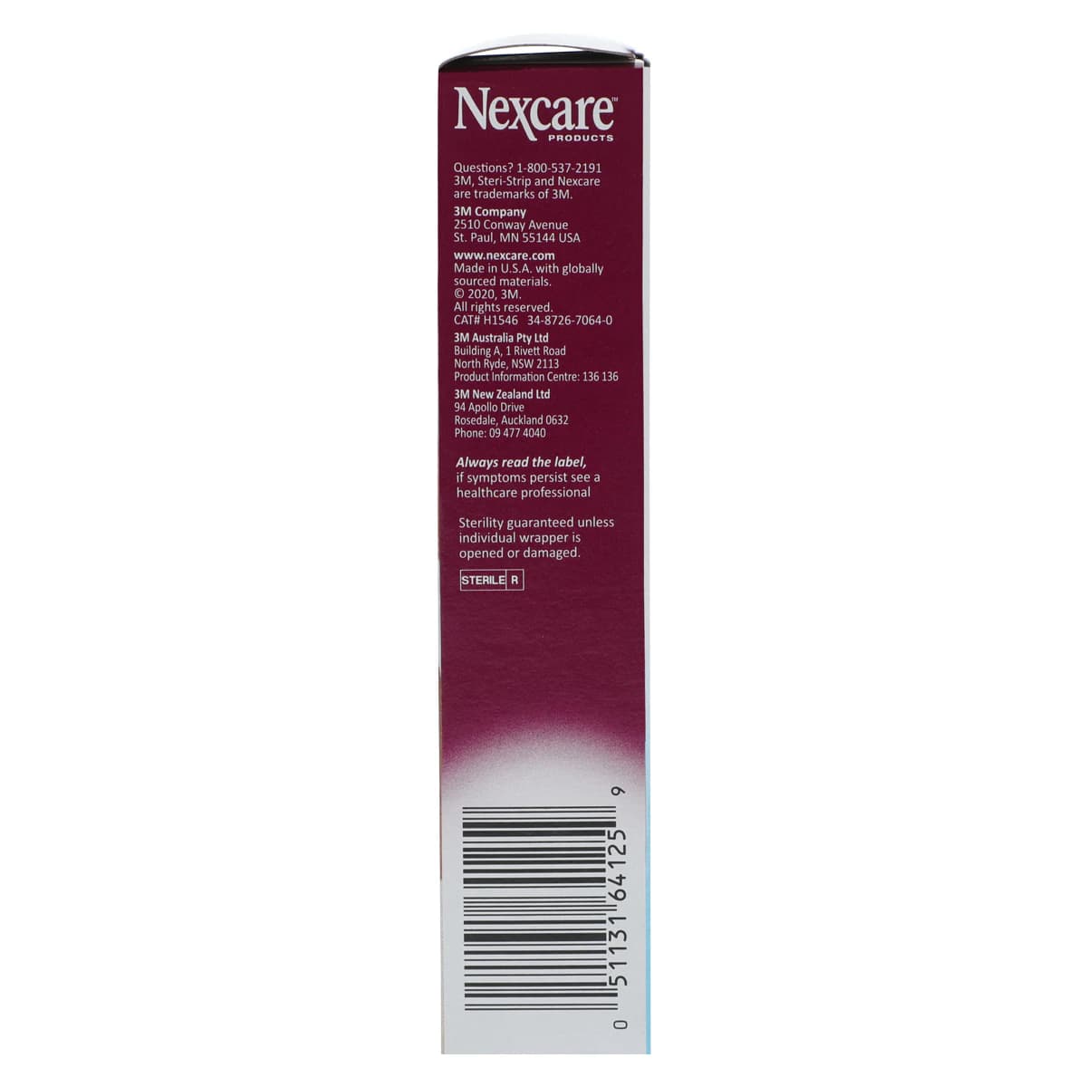 NexCare Steri-Strip Skin Closure Strip, 1/4" x 4", Tan, Sterile, 30/Box thumbnail 8