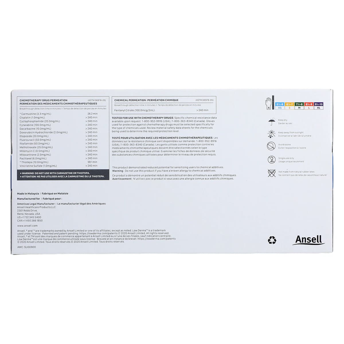 Micro-Touch® Nitrafree™ Nitrile Exam Gloves, Powder-Free, Non-Sterile, Extra Small, Berry Blue, 200/Box thumbnail 5