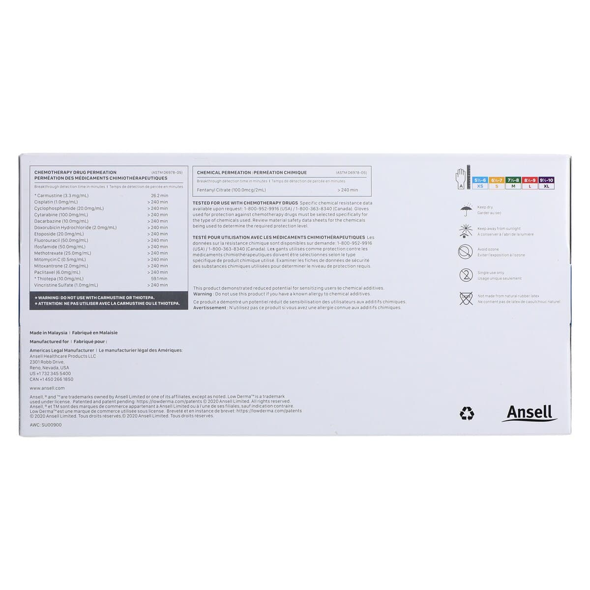 Micro-Touch® Nitrafree™ Nitrile Exam Gloves, Powder Free, Non-Sterile, Small (6.5-7), Berry Blue, 200/Box thumbnail 5