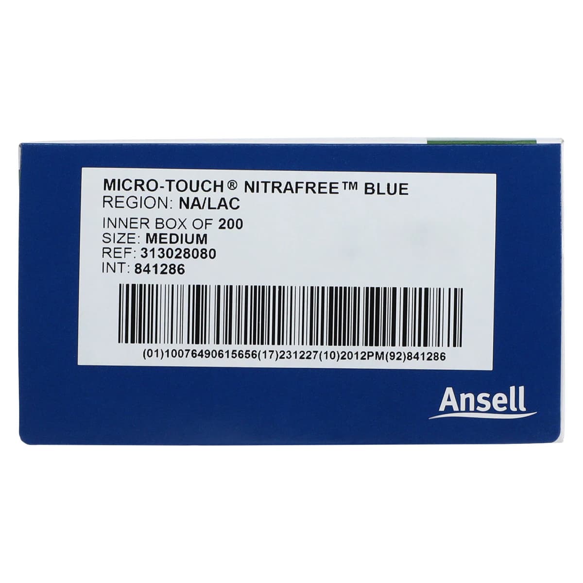Micro-Touch® Nitrafree™ Nitrile Exam Gloves, Powder Free, Non-Sterile, Medium (7.5-8), Berry Blue, 200/Box, 313028080 thumbnail 5
