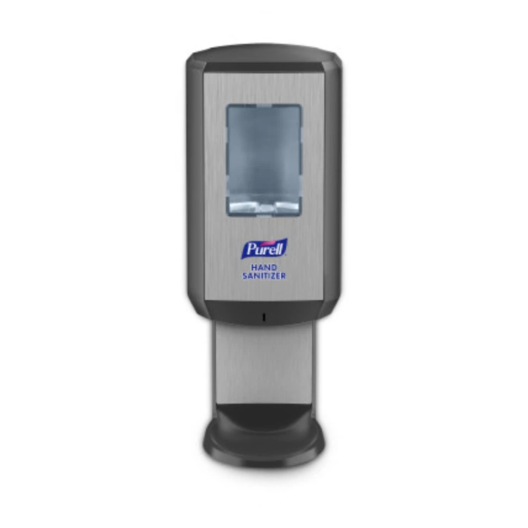 Purell® CS8 Touch-Free Hand Sanitizer Dispenser, 1200 ml, Graphite, Floor Stand, 1/Pkg - Purell® CS8 Touch-Free Hand Sanitizer Dispenser – 1200 ml, Graphite - Purell® CS8 Touch-Free Hand Sanitizer Dispenser – 1200 ml, Graphite - Image 1