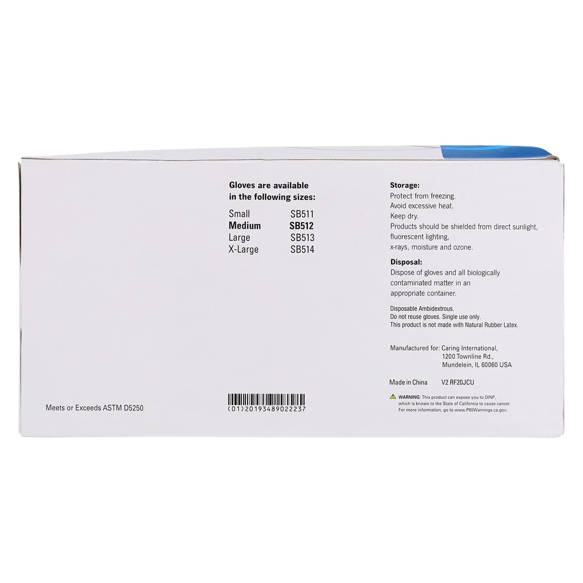 Medline Vinyl Powder-Free Clear Exam Gloves, Medium, Non-Sterile thumbnail 7