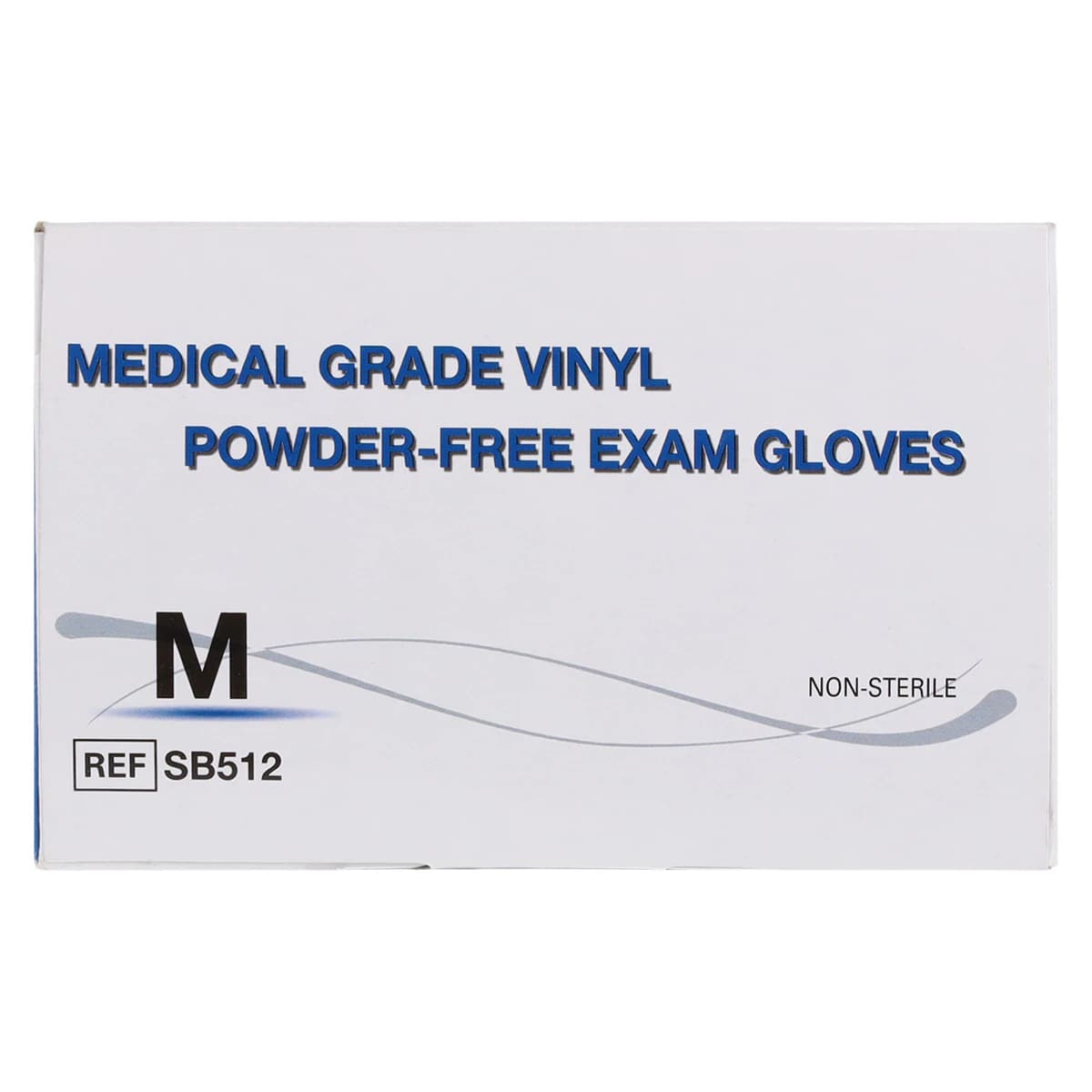 Medline Vinyl Powder-Free Clear Exam Gloves, Medium, Non-Sterile thumbnail 6