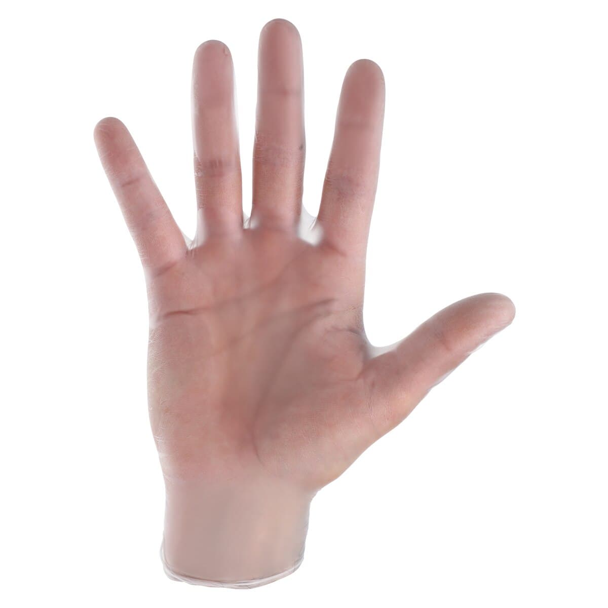 Medline Vinyl Powder-Free Clear Exam Gloves, X-Large, Non-Sterile thumbnail 3