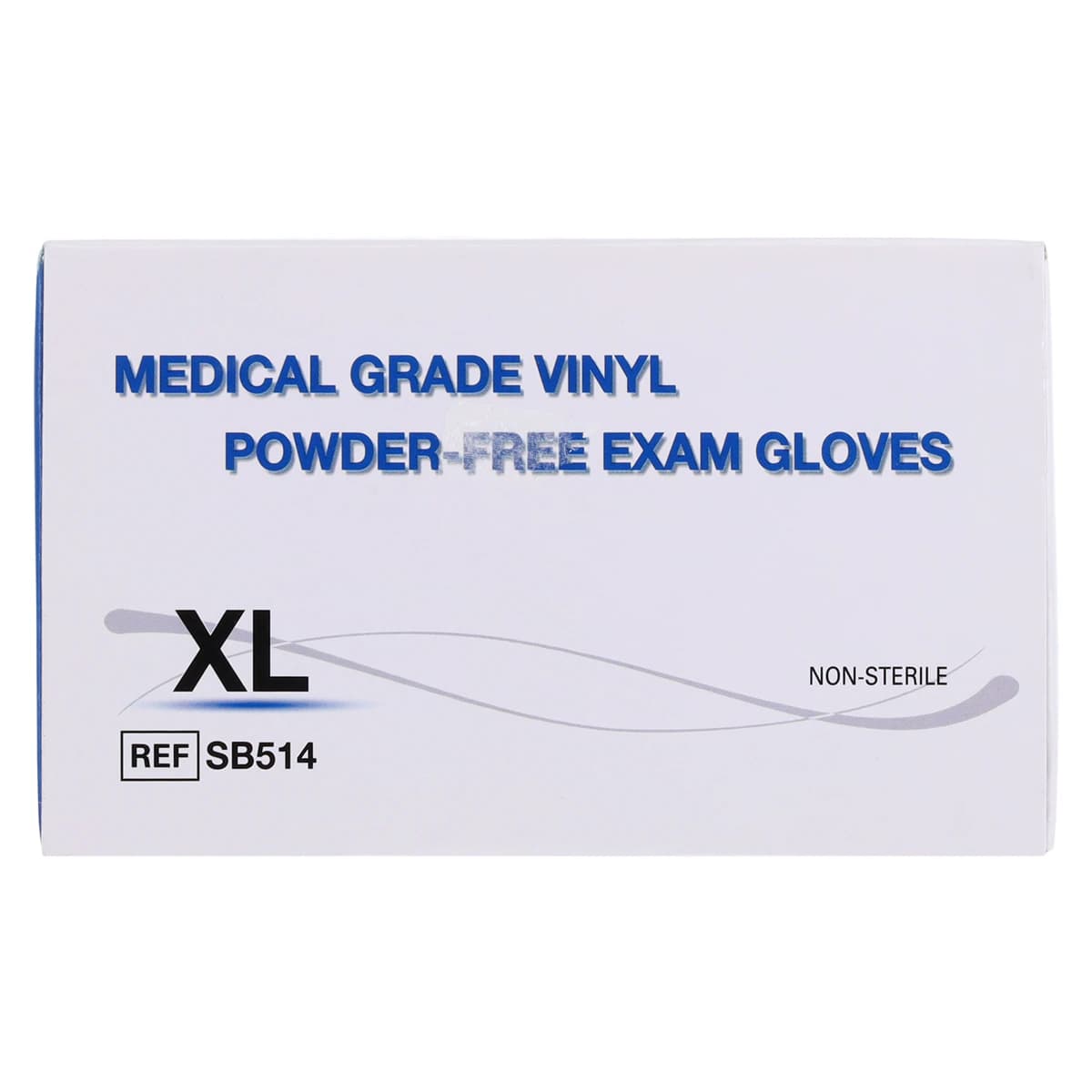 Medline Vinyl Powder-Free Clear Exam Gloves, X-Large, Non-Sterile thumbnail 6
