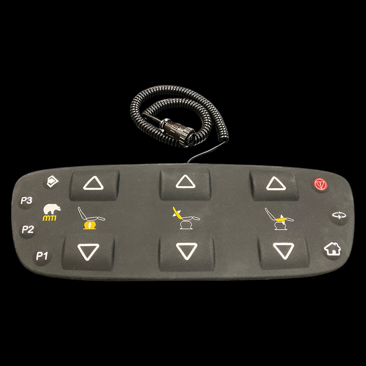 Foot Control 3 Function L,B,T, Black, G1.1 - Foot Control 3 Function L,B,T - Image 1