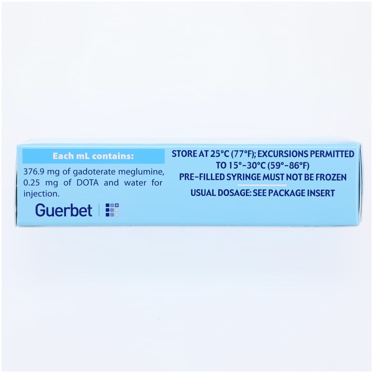 Dotarem (Gadoterate Meglumine) Injection 0.5 mmol/mL, Prefilled Syringe, 15 mL, 10/Package thumbnail 2