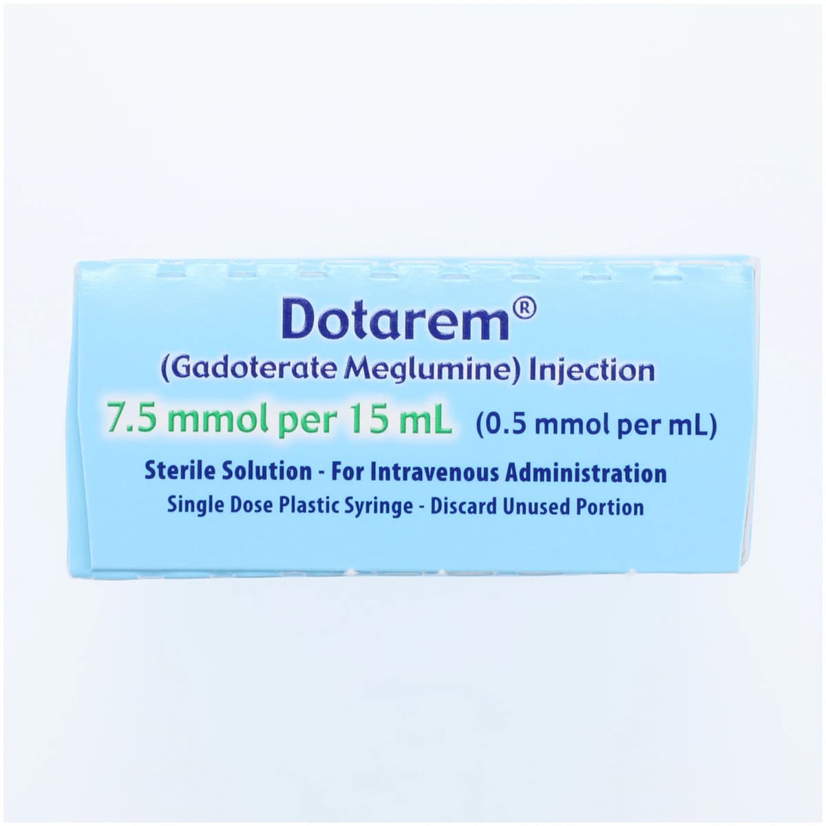 Dotarem (Gadoterate Meglumine) Injection 0.5 mmol/mL, Prefilled Syringe, 15 mL, 10/Package thumbnail 4