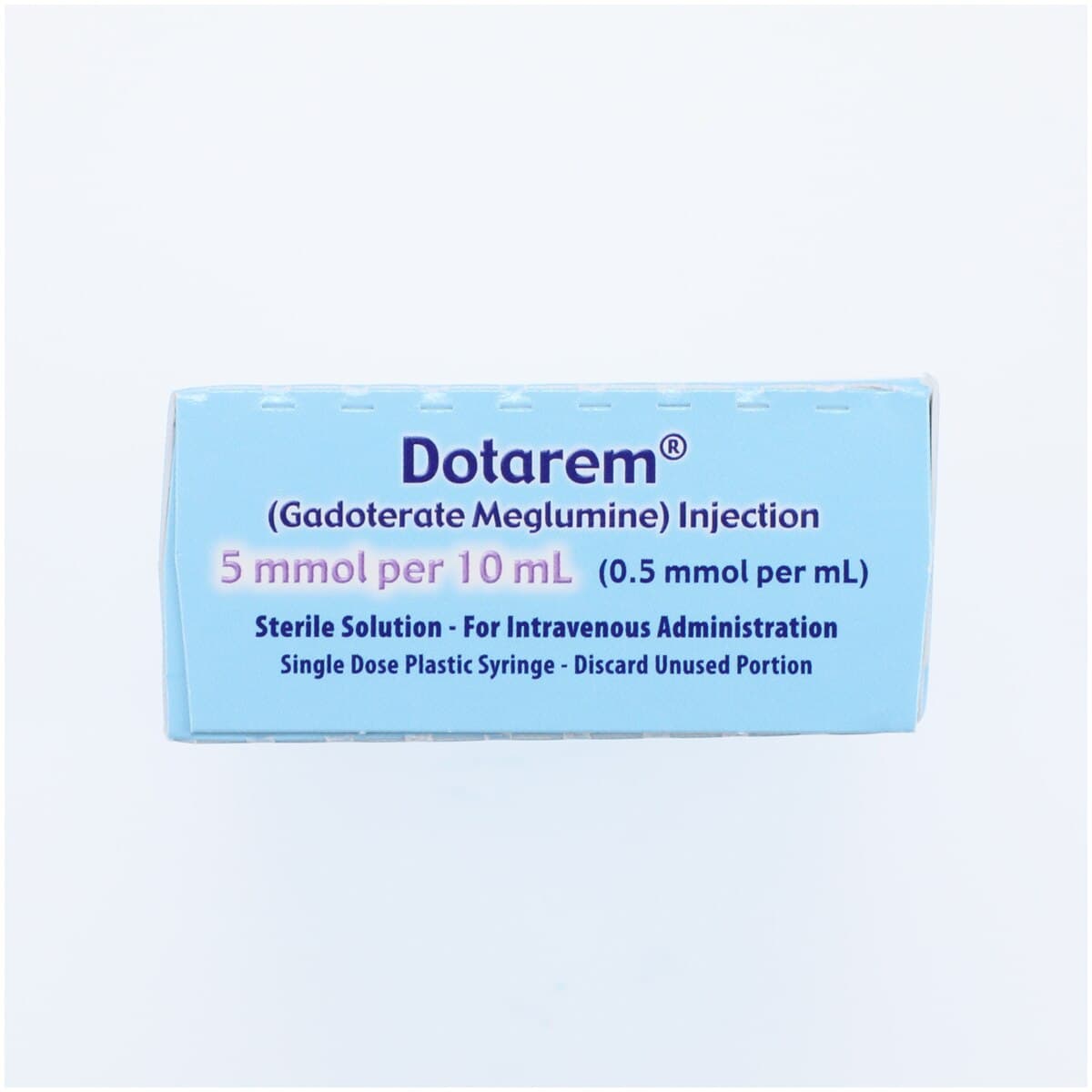 Dotarem (Gadoterate Meglumine) Injection 0.5 mmol/mL Prefilled Syringe, 10 mL, 10/Package thumbnail 4
