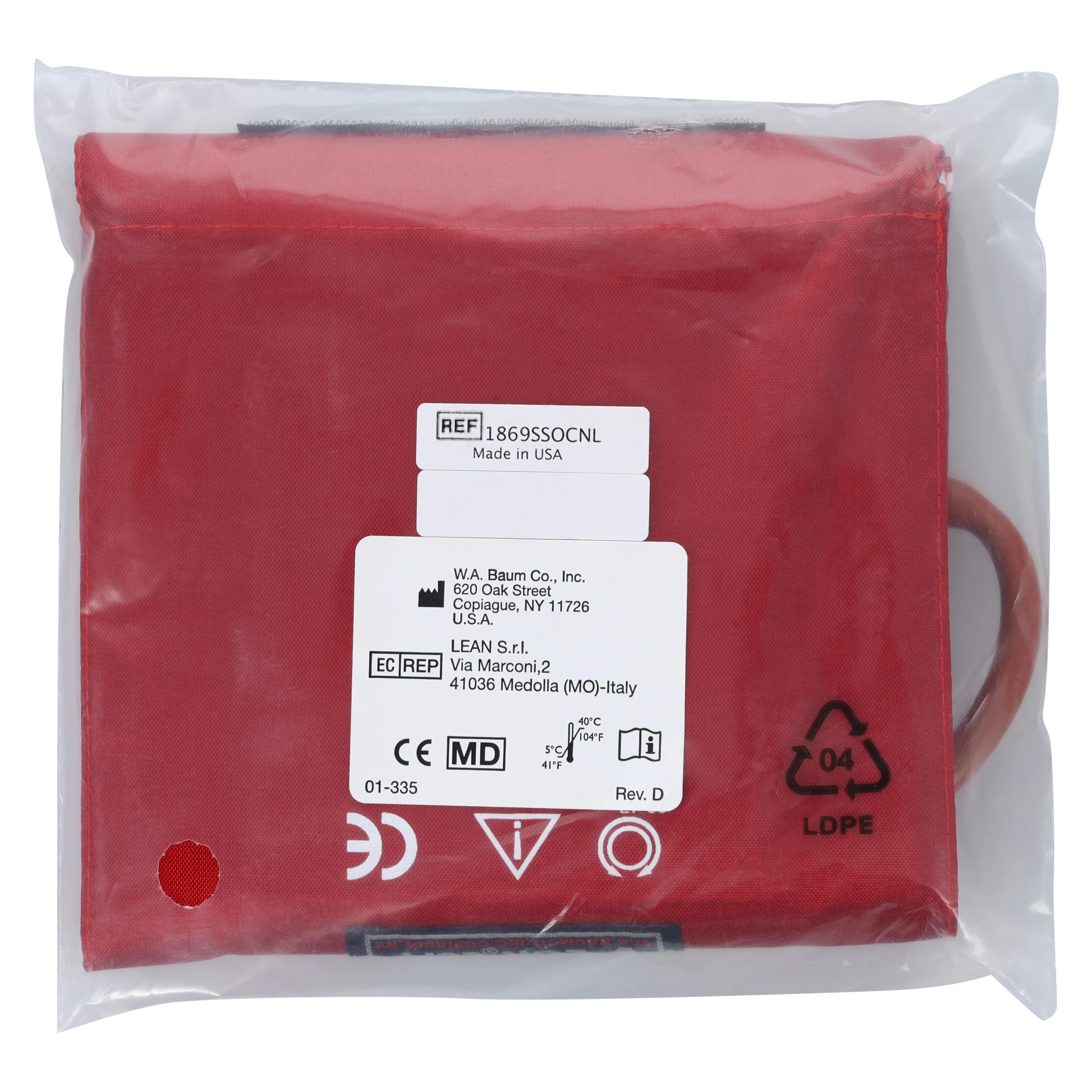 Criticare Blood Pressure Cuff & Bladder, Large Adult, Latex-Free, for NIBP HS 705/706/707 Monitor thumbnail 2