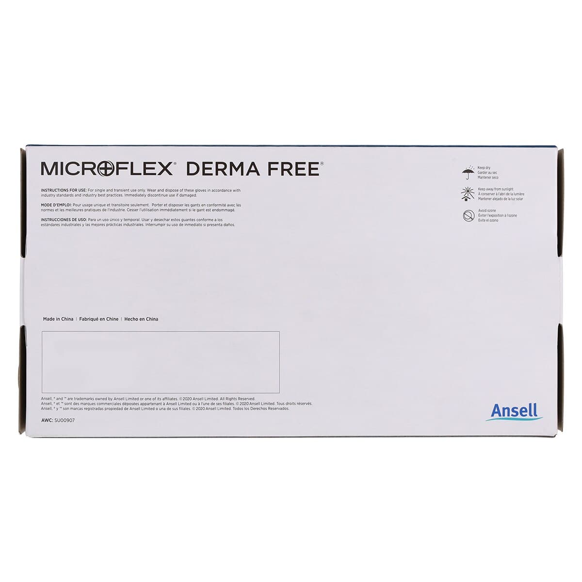 Derma Free PF Vinyl Exam Gloves, Small, Clear, Non-Sterile, 100/Box, DF-850-S thumbnail 7