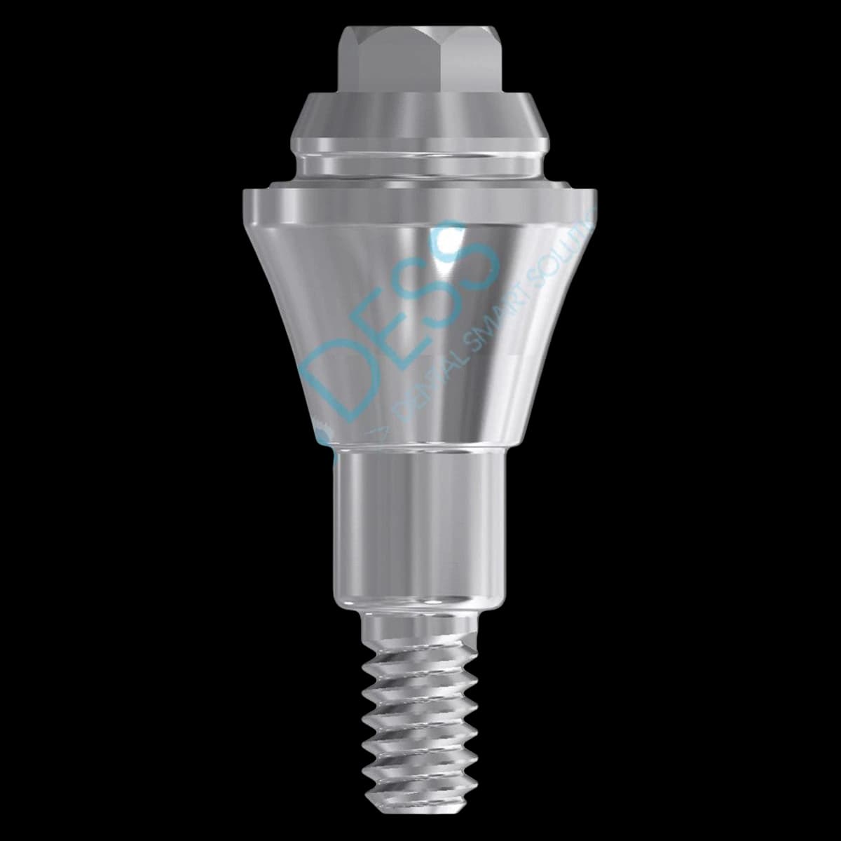DESS Multiunit Abutment, Straight, Conical, Straumann Bone Level, RP/RC 4.8, 2.5mm Gingival Height, 1 Each - MUA STRBL 4.8 RC 2.5mm - Image 1