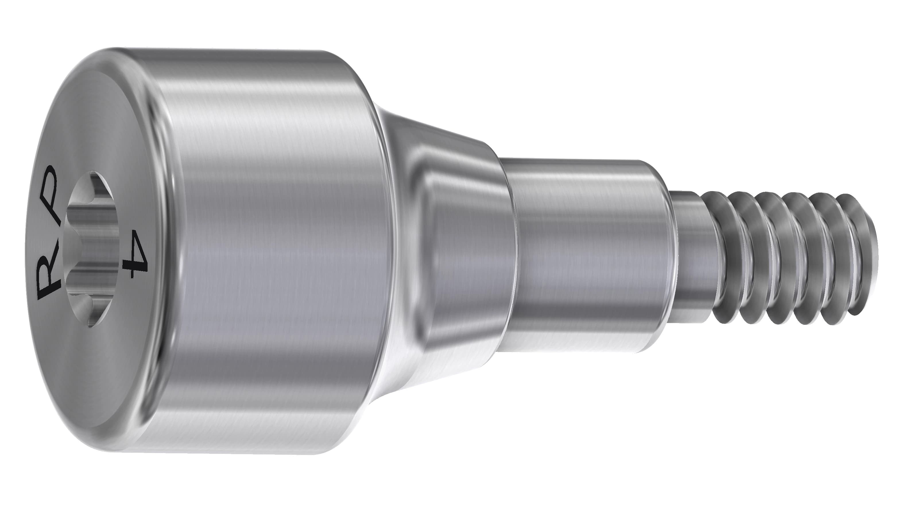 DESS Healing Abutment 4mm RP Conical Bone Level, Straumann Compatible, 1 Each - Healing Abt STRBL RC 4mm - Image 1