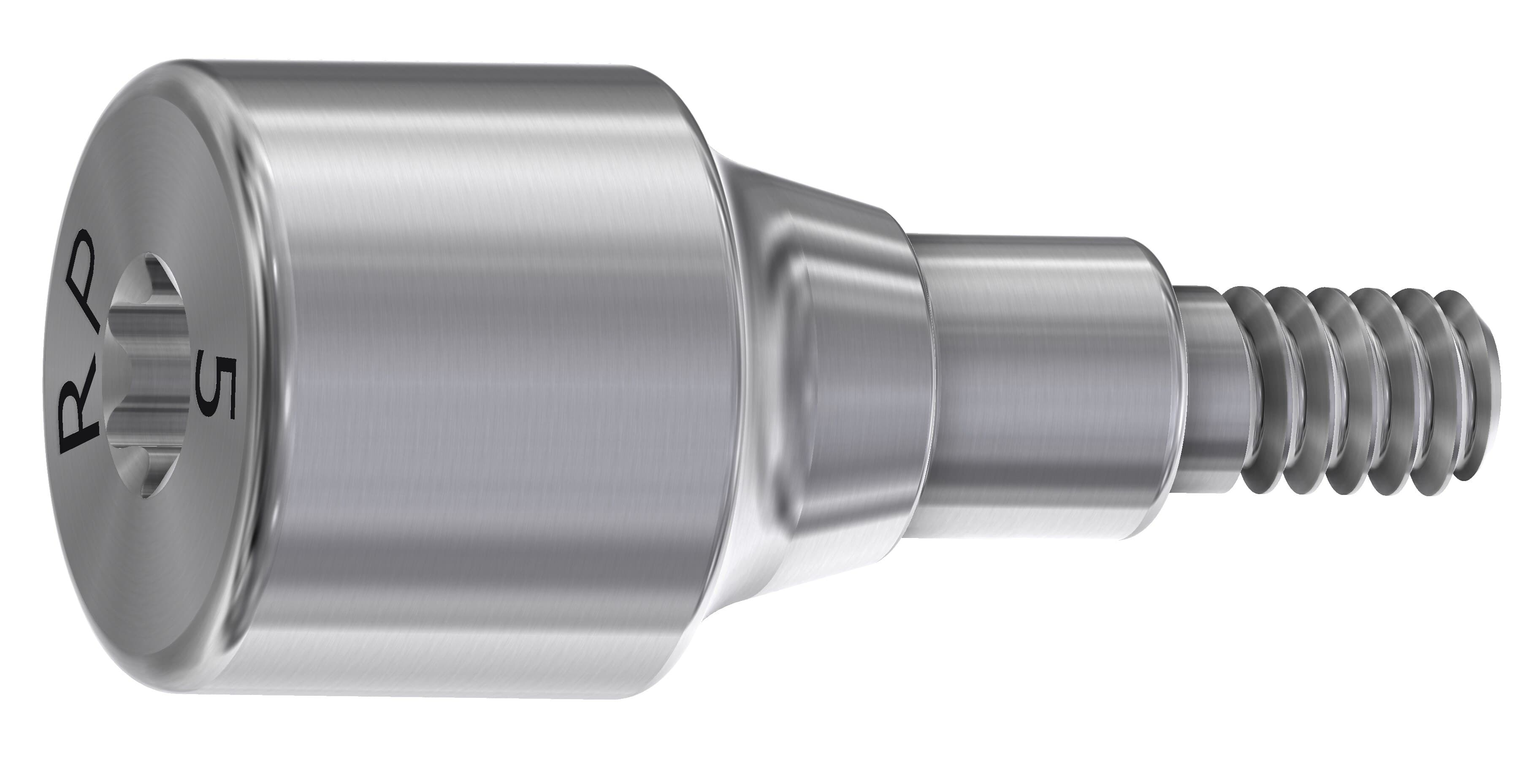 DESS Healing Abutment 5mm RP Conical Bone Level, Straumann Compatible, 1 Each - Healing Abt STRBL RC 5mm - Image 1