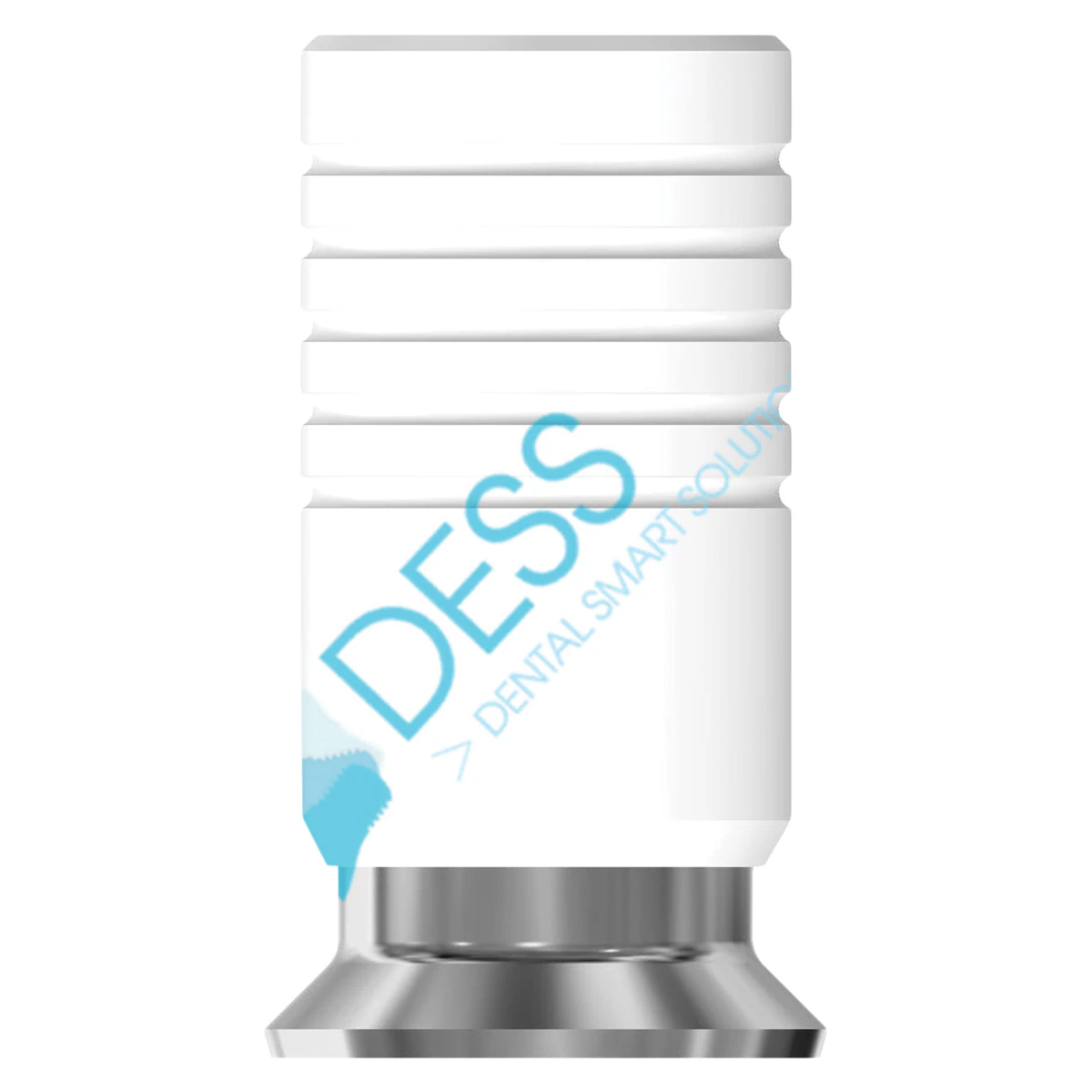 DESS Chrome Cobalt Non-Engaging Base on Abutment + Screw, Straumann Tissue Level, 4.8/6.5, External Octagon, Each - CrCo Base NEng STROCT WN Imp - Image 1