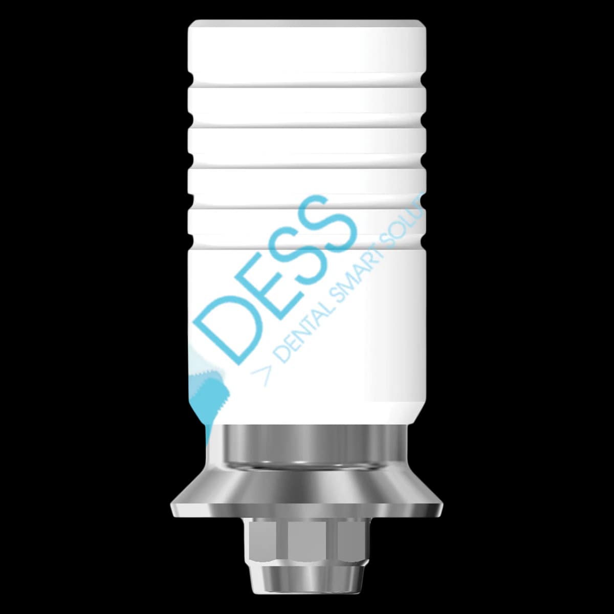 DESS Chrome Cobalt Base Engaging WN on Implant + Screw - Internal Octagon, Straumann Tissue Level 4.8/6.5, Each - CrCo Base Eng STROCT WN Imp - Image 1
