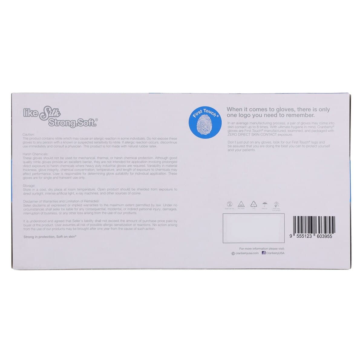Cranberry RevoSoft Nitrile Exam Gloves, Powder Free, Latex Free, Fingertip Textured, Medium, Blue, 300/Box, CR3277 thumbnail 9