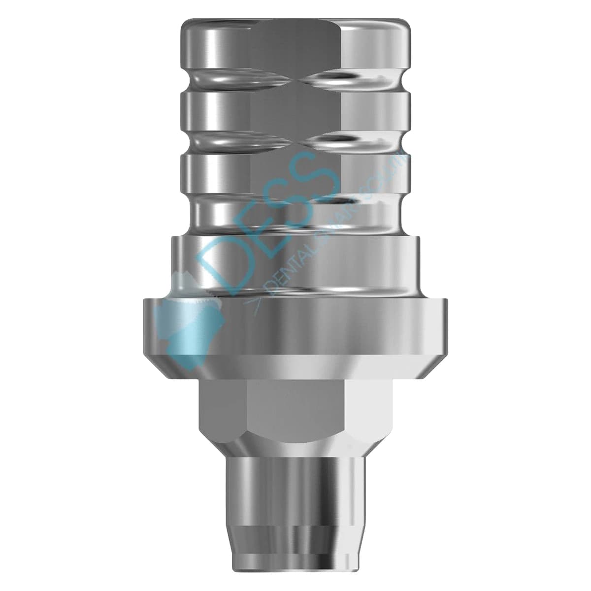 DESS Chrome Cobalt Engaging Base RP with Screw, Internal Hex Click, 3i Biomet Certain 4.1, Each - CrCo Base Eng 3i 4.1 RP - Image 1