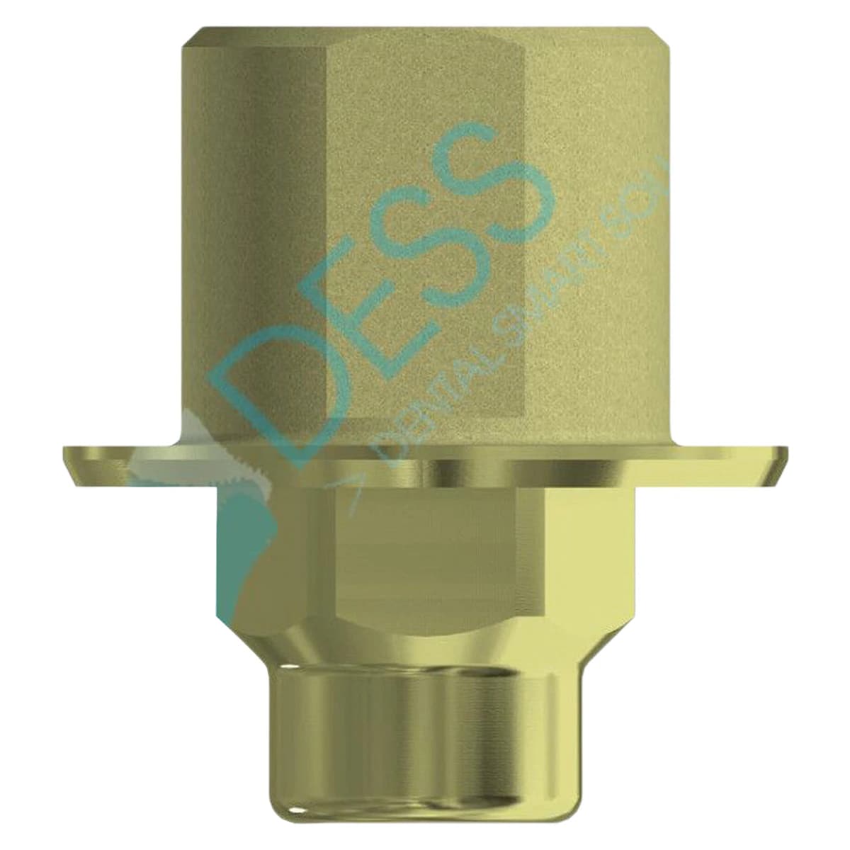 DESS ANGLEBase Engaging Titanium Abutment Base, 5.0mm, 3i Biomet Certain, Internal Hex, White/Pink, 1 Each - ANGBase Eng 3i 5.0 WP - Image 1