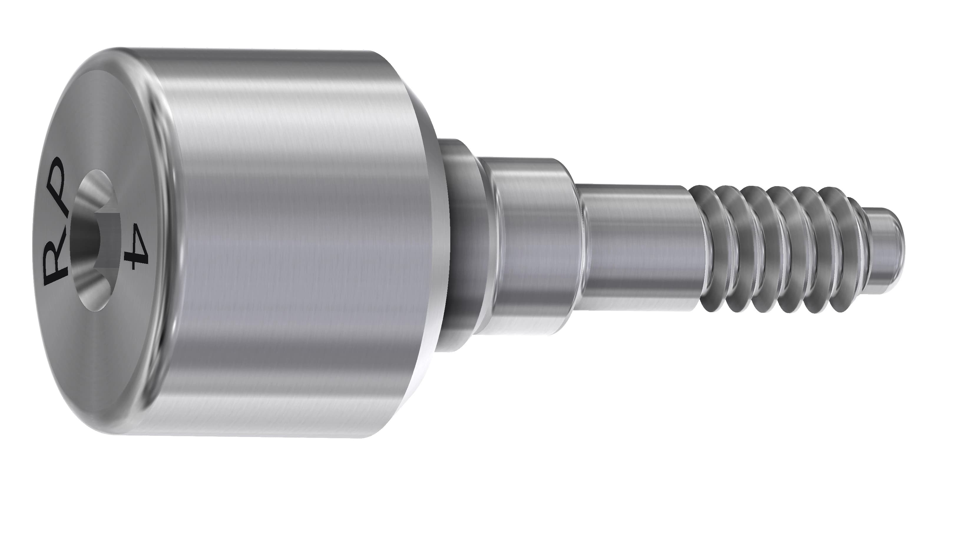 DESS Healing Abutment 4mm, RP Internal Hex (3i/Biomet Certain Compatible), Each - Healing Abt 3i 4.1 RP 4mm - Image 1