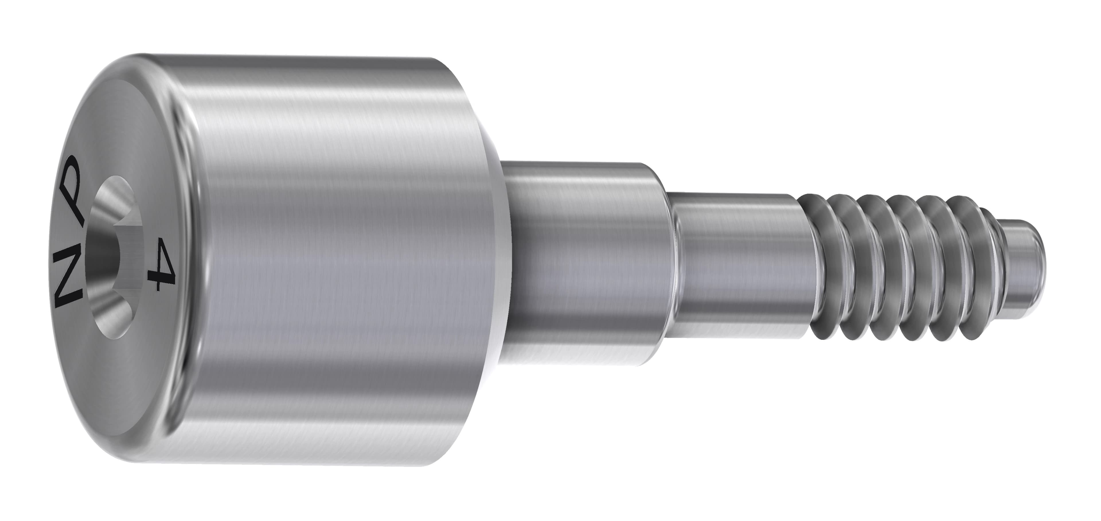 DESS Healing Abutment 4mm, NP Internal Hex (Biomet 3i Certain), 1 Each - Healing Abt 3i 3.4 NP 4mm - Image 1