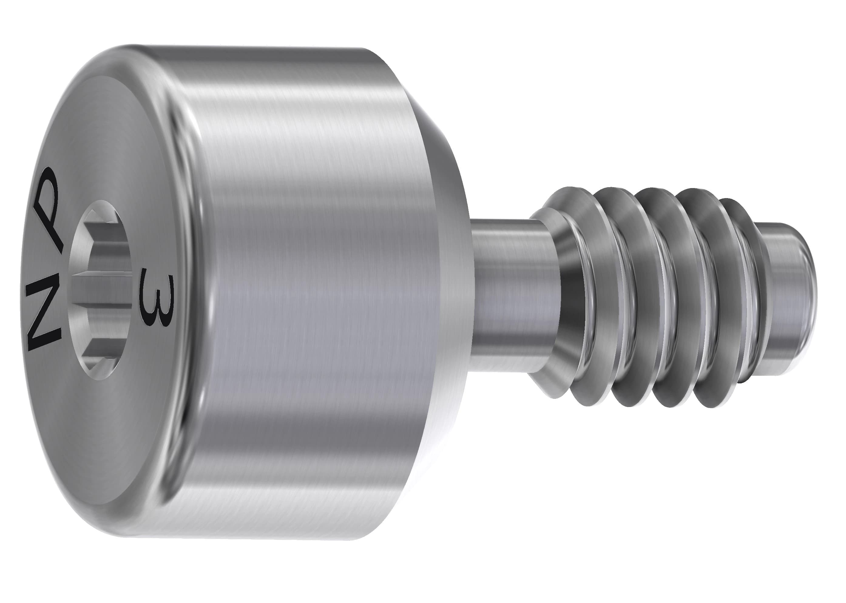 DESS Healing Abutment 3mm NP External Hex, 3i Osseotite Compatible, Each - Healing Abt 3iOss NP 3mm - Image 1