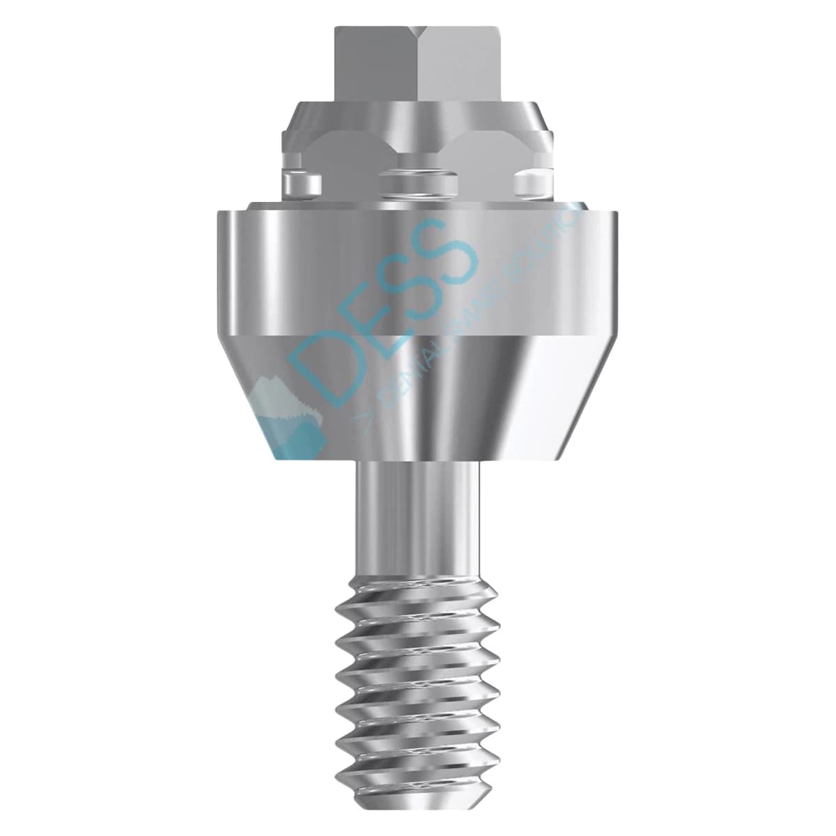 DESS Multiunit Abutment, Straight, 3.4mm, NP 3mm, 3i Osseotite External Hex, Each - MUA 3iOss 3.4 NP 3mm - Image 1