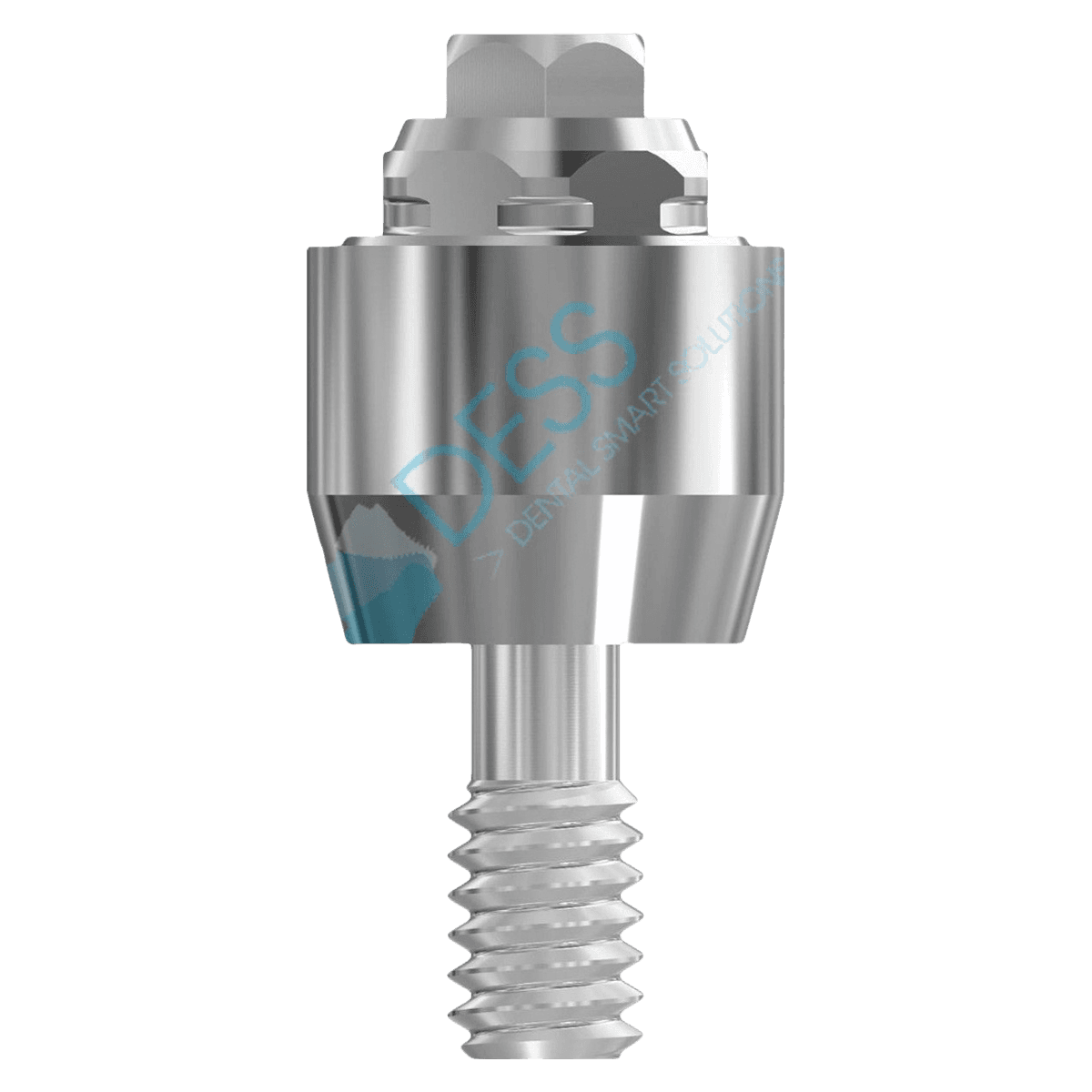 DESS Multiunit Abutment RP 4mm External Hex, 3i Osseotite Compatible, Straight, Each - MUA 3iOss 4.1 RP 4mm - Image 1