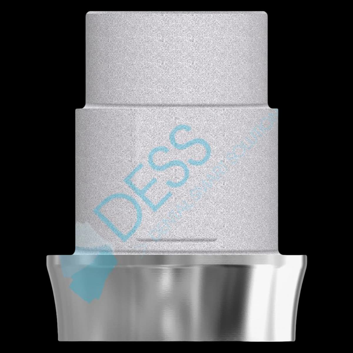 DESS TiBase Engaging Abutment Base, 3i Osseotite External Hex, RP, 1.5mm Gingival Height, 1 Each - TiBase Eng 3iOss RP 1.5mm - Image 1