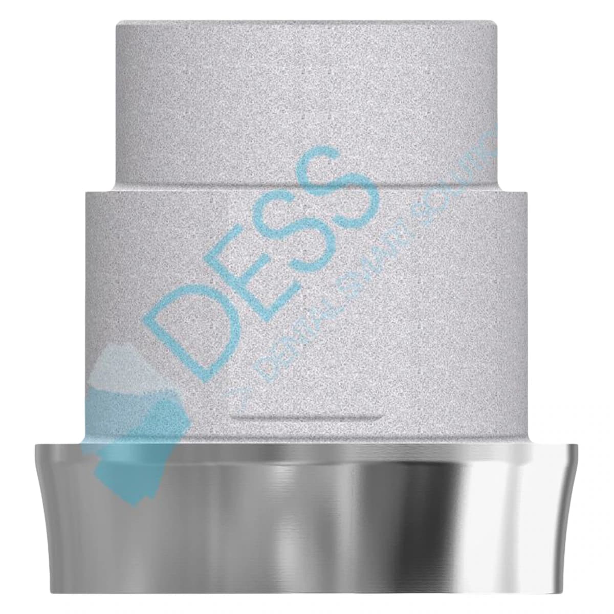 DESS TiBase Engaging Titanium Base, 3i Osseotite External Hex, 1.5mm Gingival Height, White Profile, Each - TiBase Eng 3iOss WP 1.5mm - Image 1