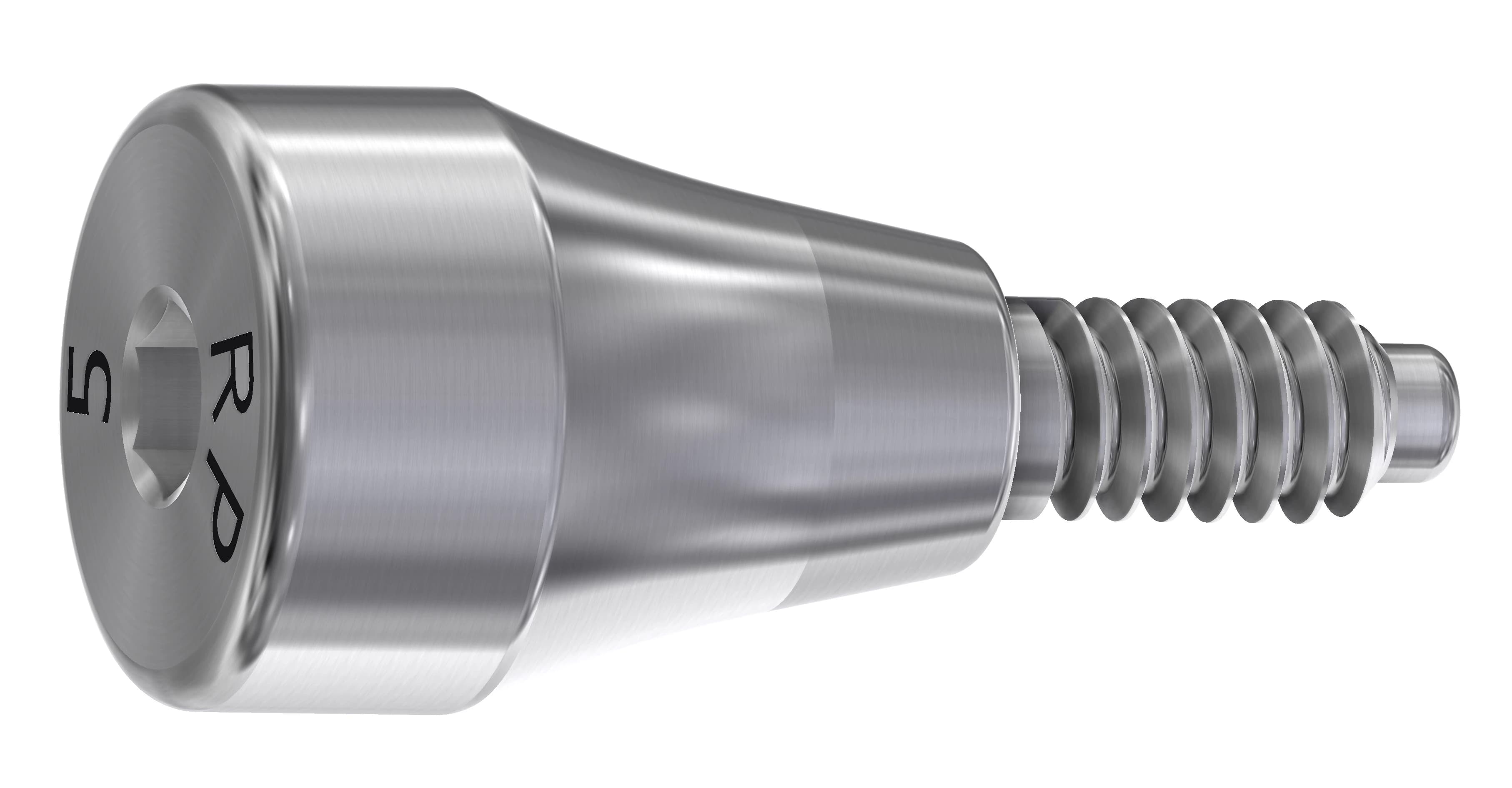 DESS Healing Abutment 5mm RP, Astra OsseoSpeed Compatible, Internal Hex Conic, 1 Each - Healing Abt AstraAqua 5mm - Image 1