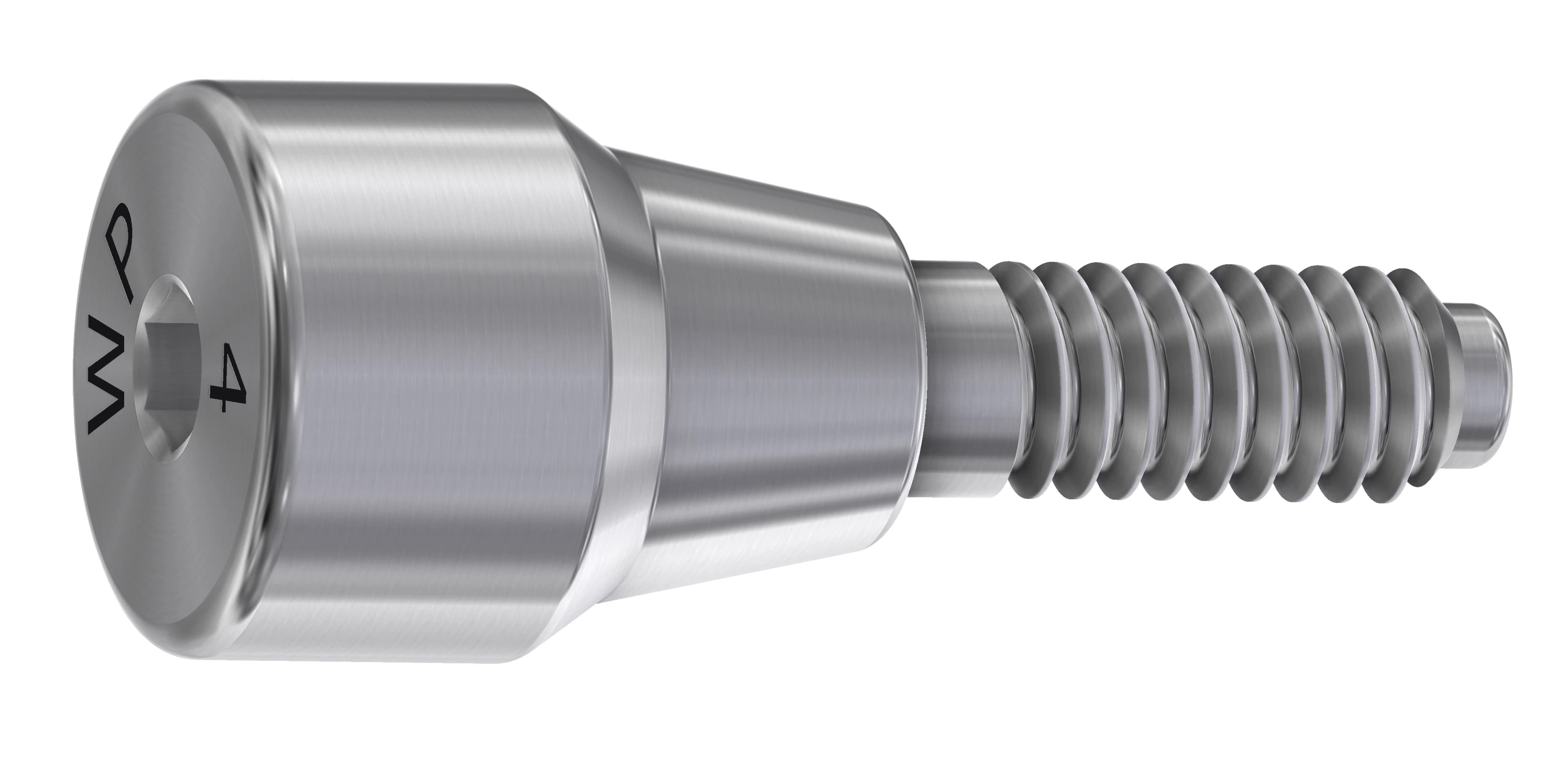 DESS Healing Abutment, Astra OsseoSpeed, 4.5/5.0mm, 4mm Height, Lilac, Internal Hex Conic, 1 Each - Healing Abt AstraLilac 4mm - Image 1