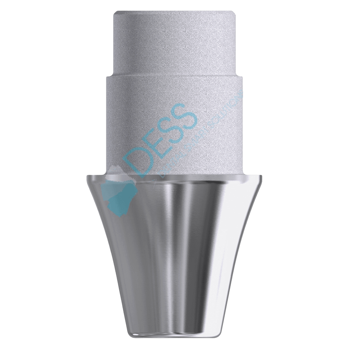 DESS TiBase Non-Engaging Titanium Base, RP 3.5-4.0mm, GH 3.0mm, Internal Hex Conic, for Astra Osseospeed, 1 Each - TiBase NEng AstraAqua 3mm - Image 1