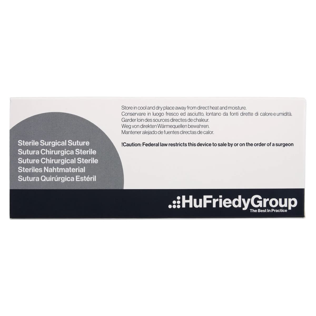 Hu-Friedy Perma Sharp PTFE Monofilament Suture, 4-0, White, 18" (45cm), C-22 Reverse Cutting 3/8 Circle Needle, 12/Box, PSNPTFE6 thumbnail 4