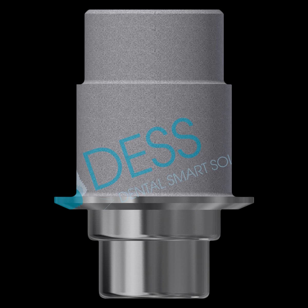 DESS TiBase Non-Engaging Titanium Base for Xive, 3.8mm, 0.3mm Gingival Height, Internal Hex, Each - TiBase NEng Xive 3.8 .3mm - Image 1