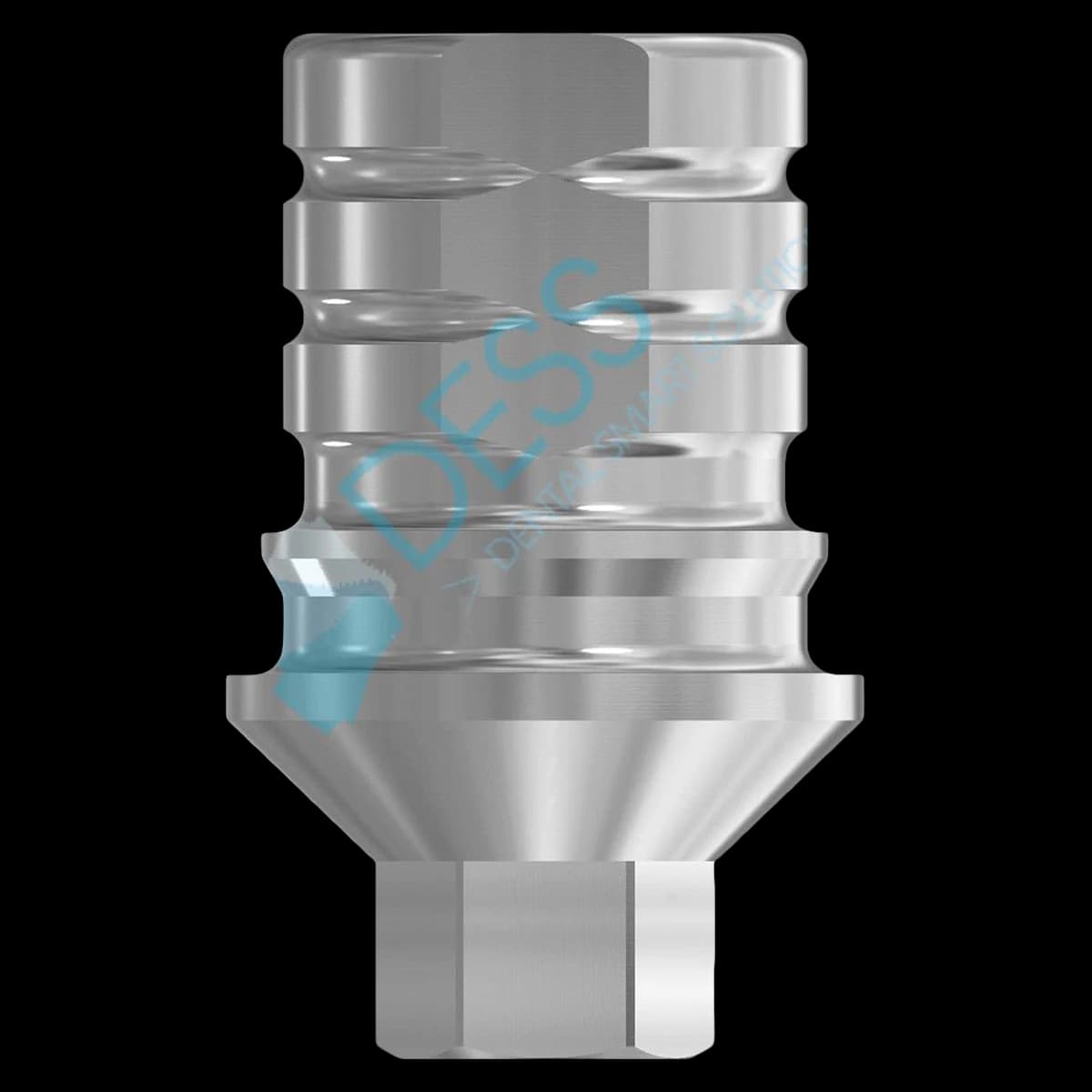 DESS Chrome Cobalt Engaging Base for MIS 3.0 Implant System, Internal Hex, with Screw, 1 Each - CrCo Base Eng MIS 7 3.0 - Image 1