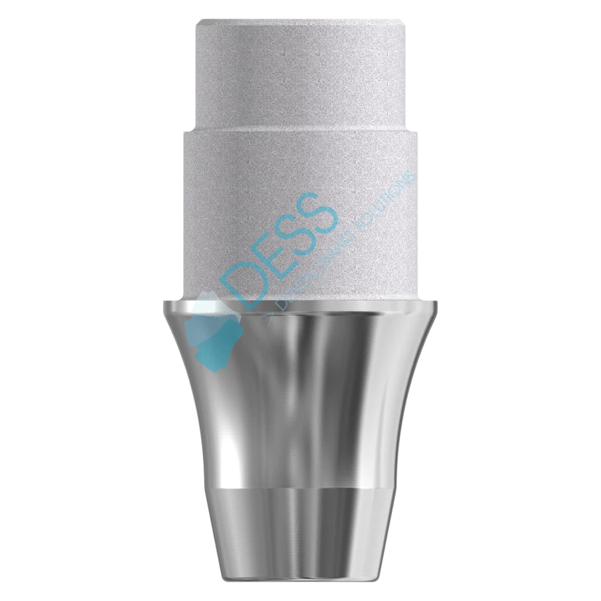 DESS TiBase Non-Engaging Mini Abutment for Osstem/Hiossen, 3.0mm, Titanium, Each - TiBase NEng Osstem Mini 3mm - Image 1