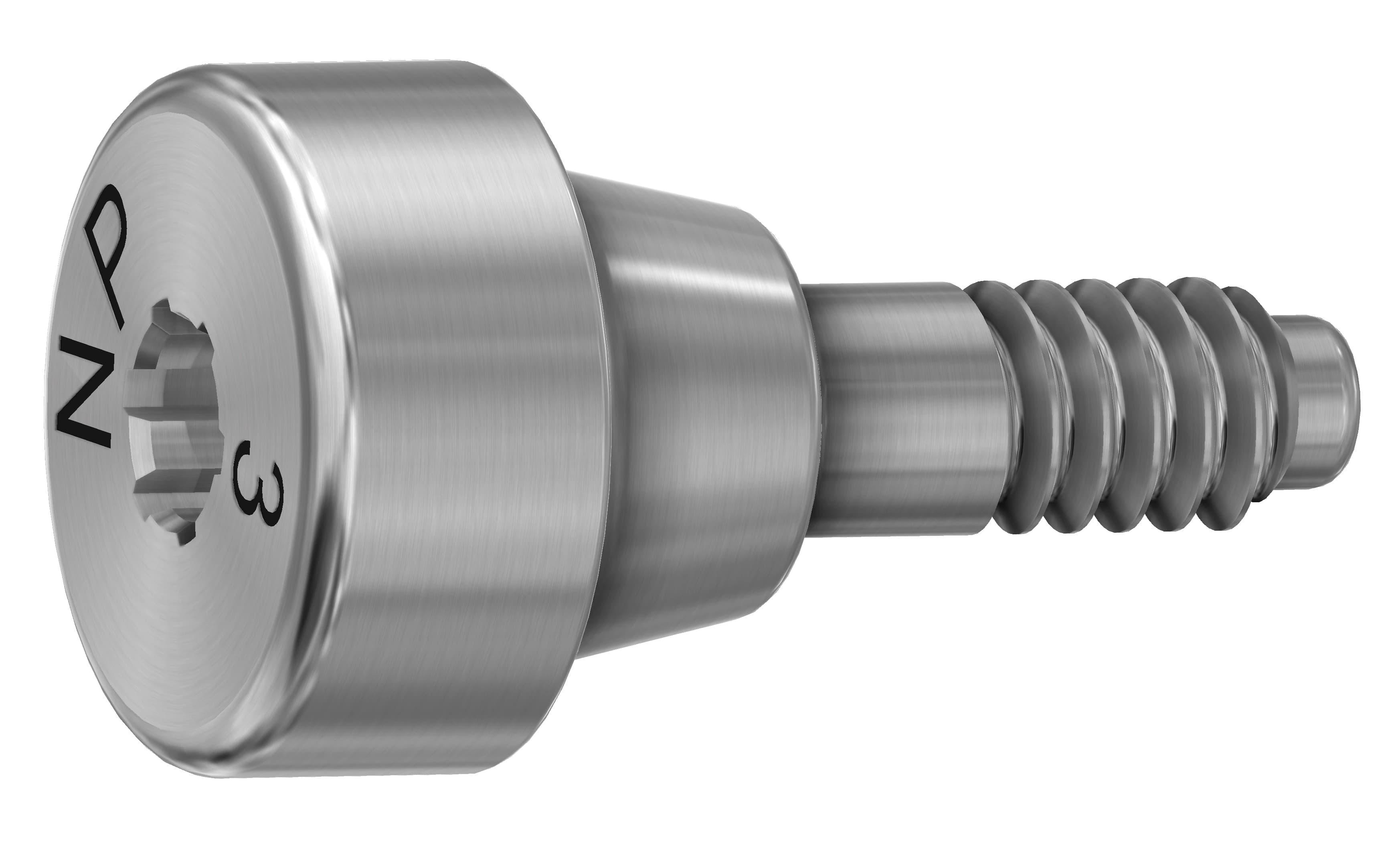 DESS Healing Abutment 3mm NP Hex Active, Compatible with Nobel Active, 1 Each - Healing Abt NBCC NP 3mm - Image 1