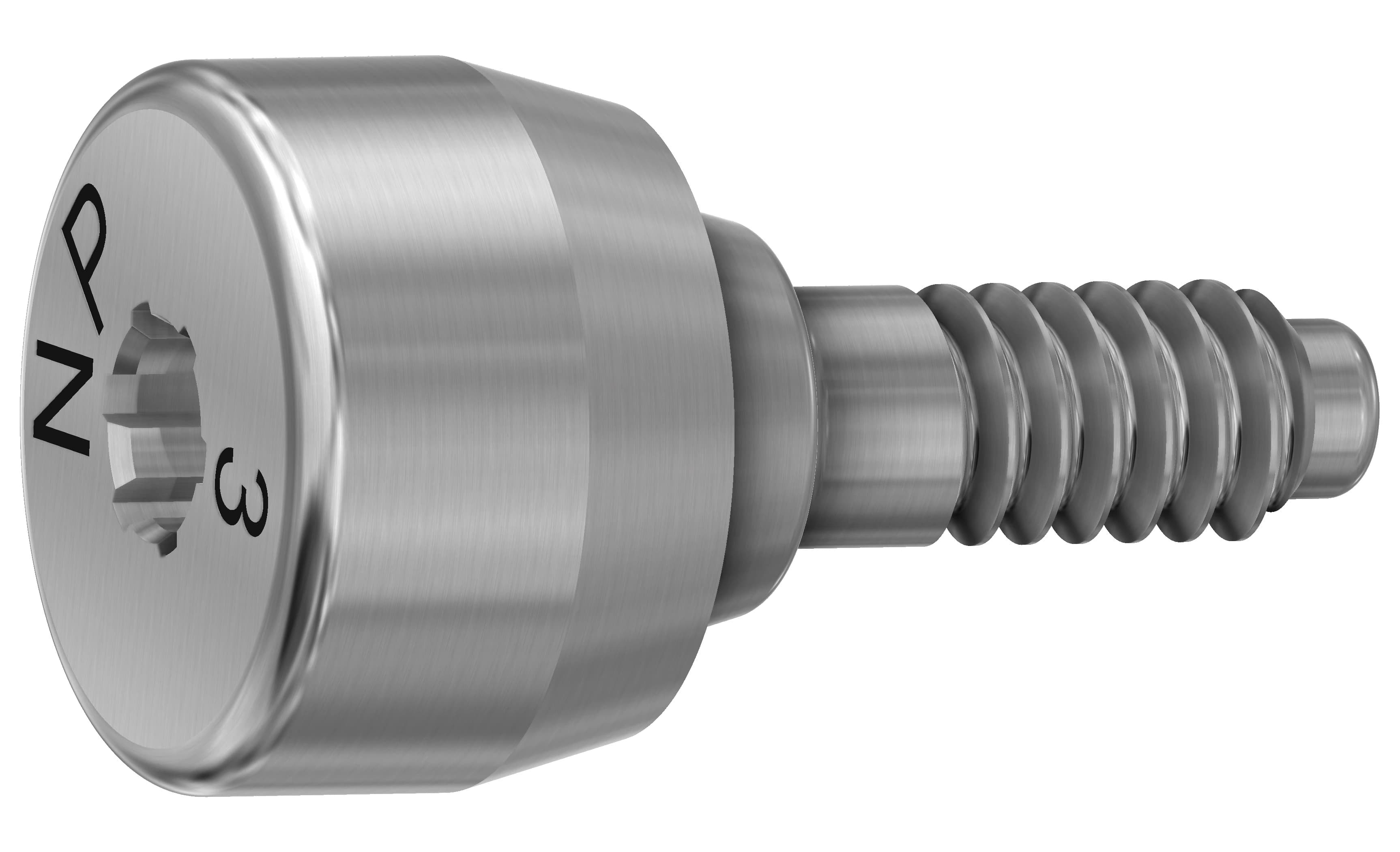 DESS Healing Abutment 3mm NP for Bridges Hex Active, 1 Each - Healing Abt NBCC NP 3mm - Image 1